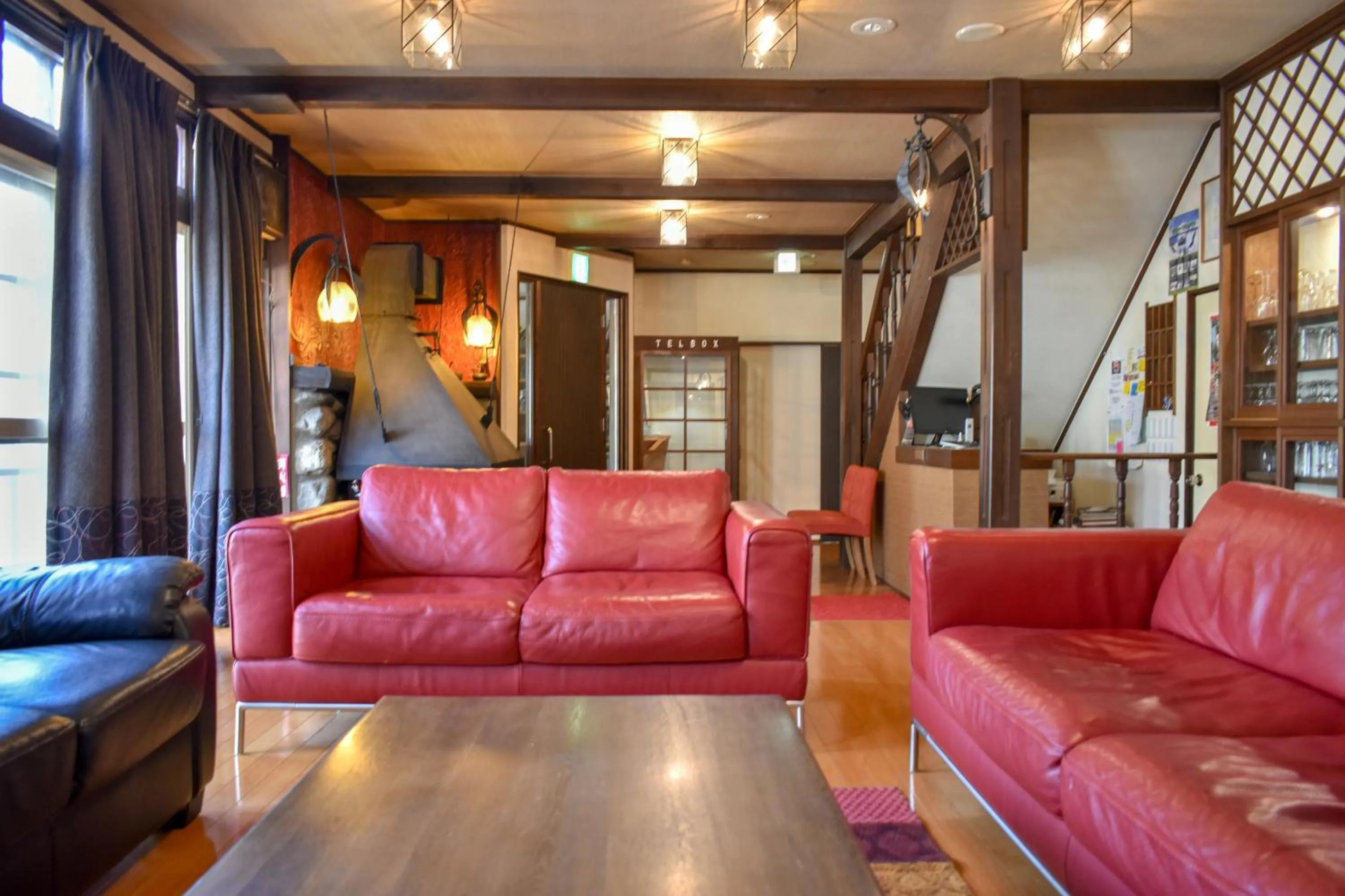 Living room in Mojo Lodge Hakuba