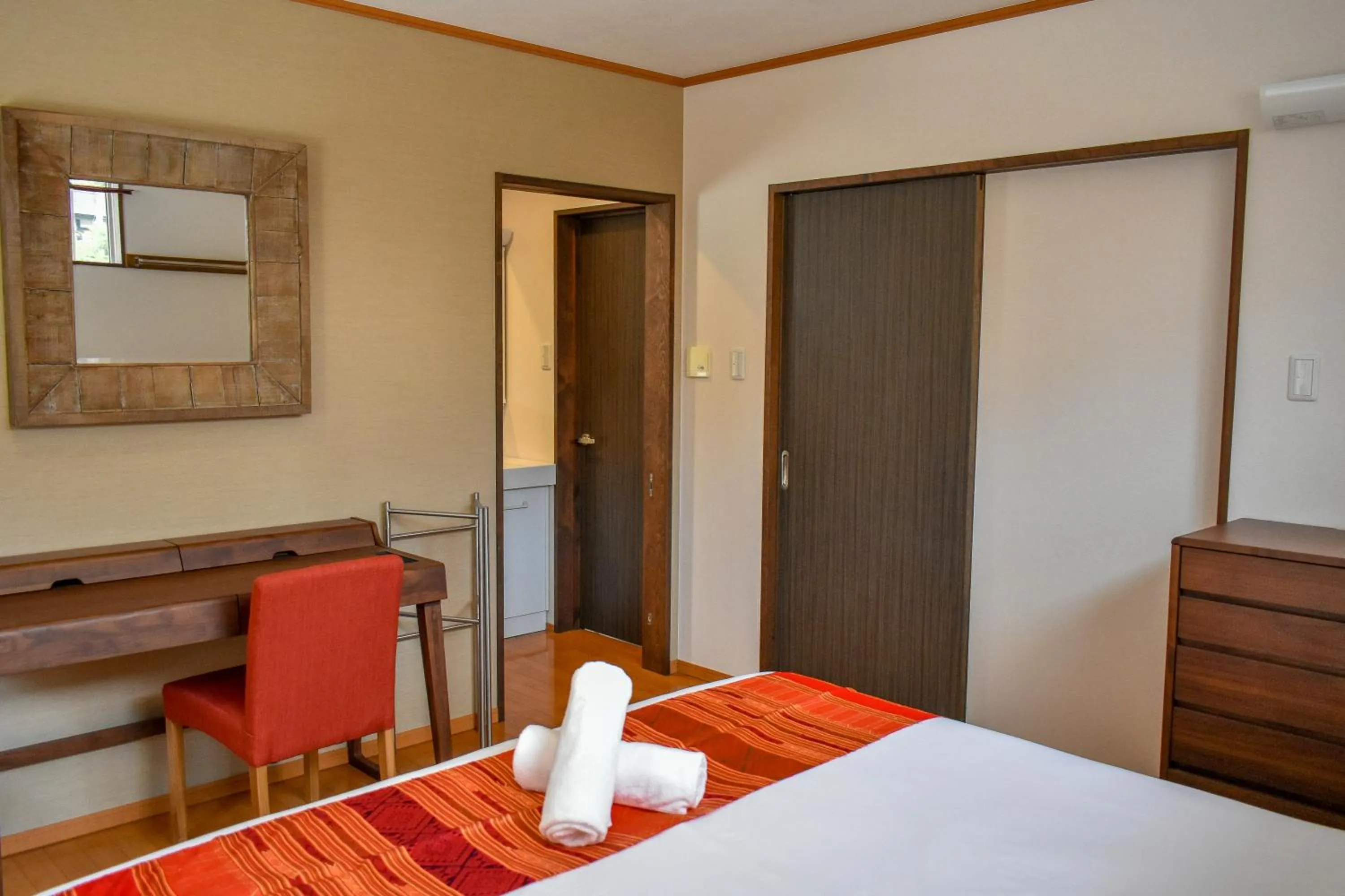 Bed in Mojo Lodge Hakuba