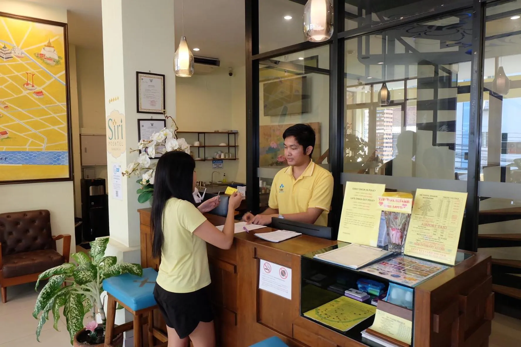 Staff in Siri Poshtel Bangkok