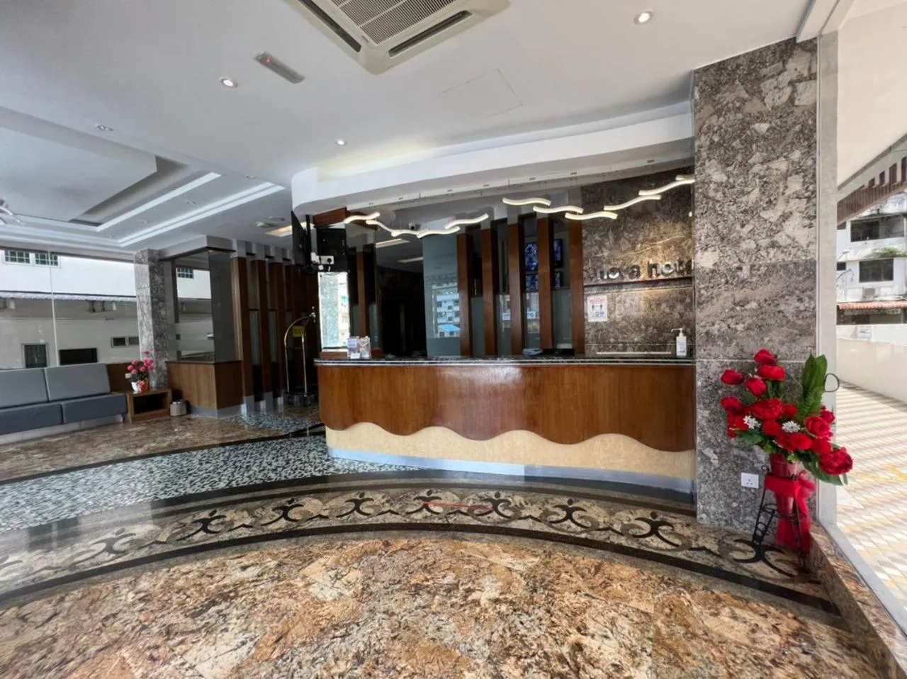 Lobby or reception in Nova Hotel Miri
