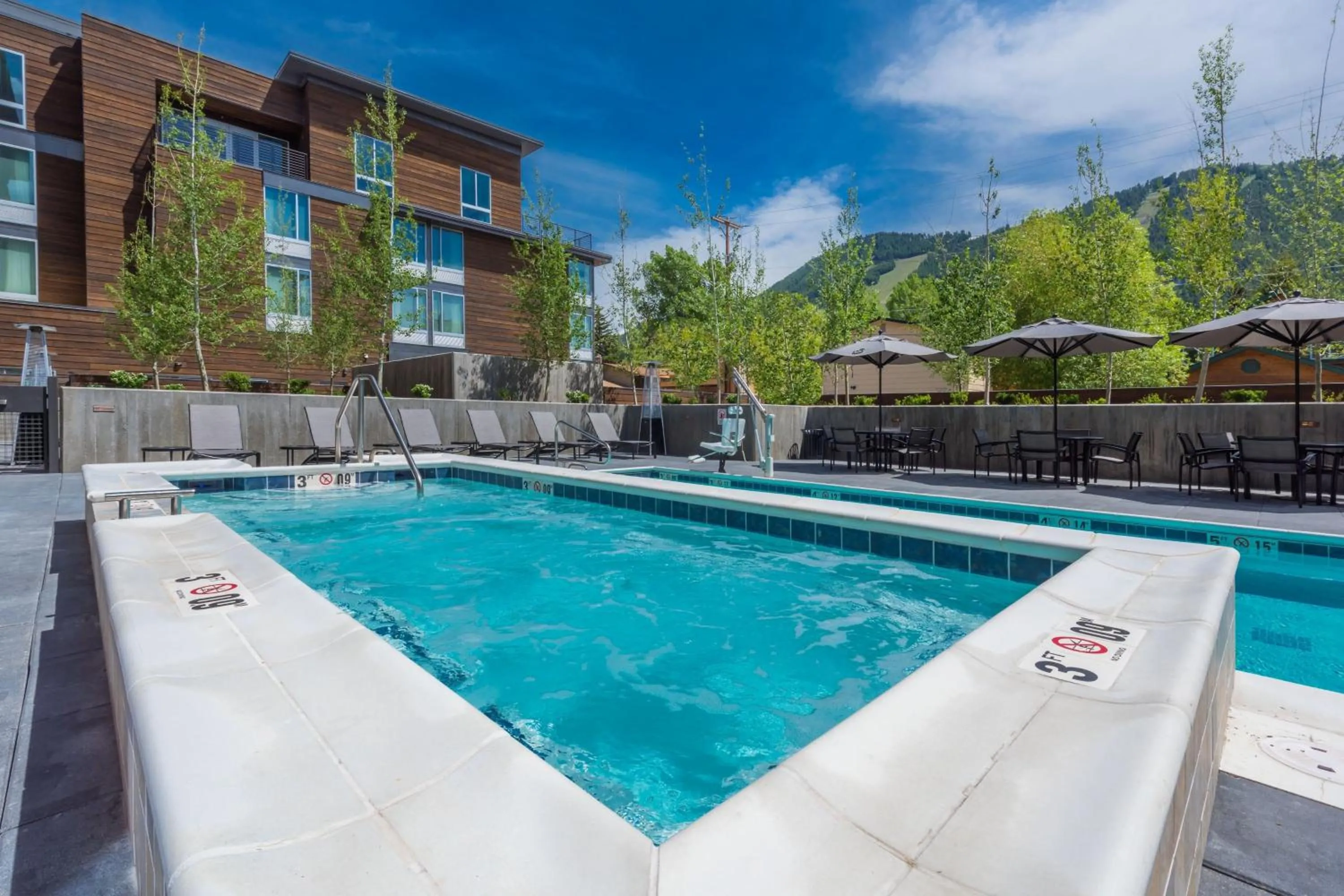 Swimming pool in SpringHill Suites by Marriott Jackson Hole