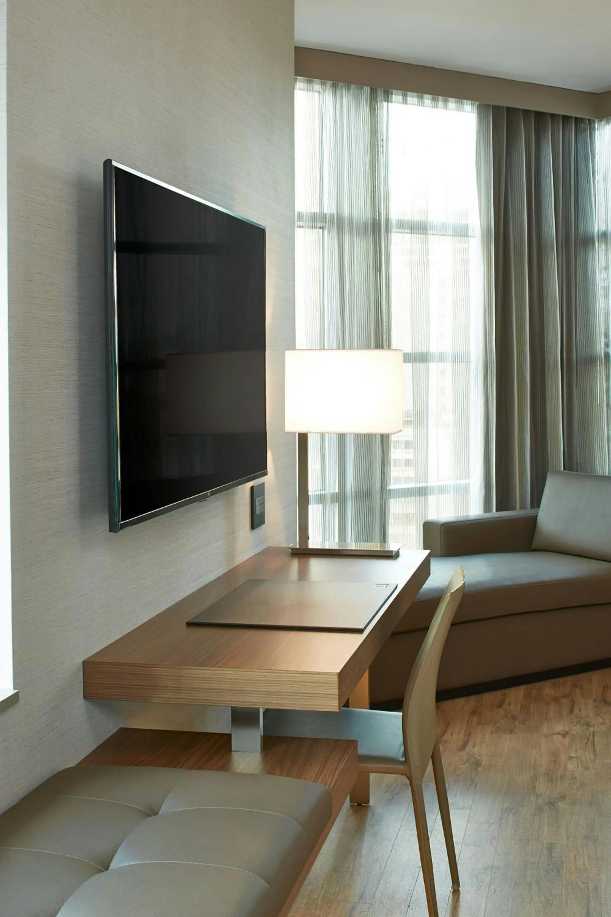 Photo of the whole room, Bed in AC Hotel by Marriott Portland Downtown, OR