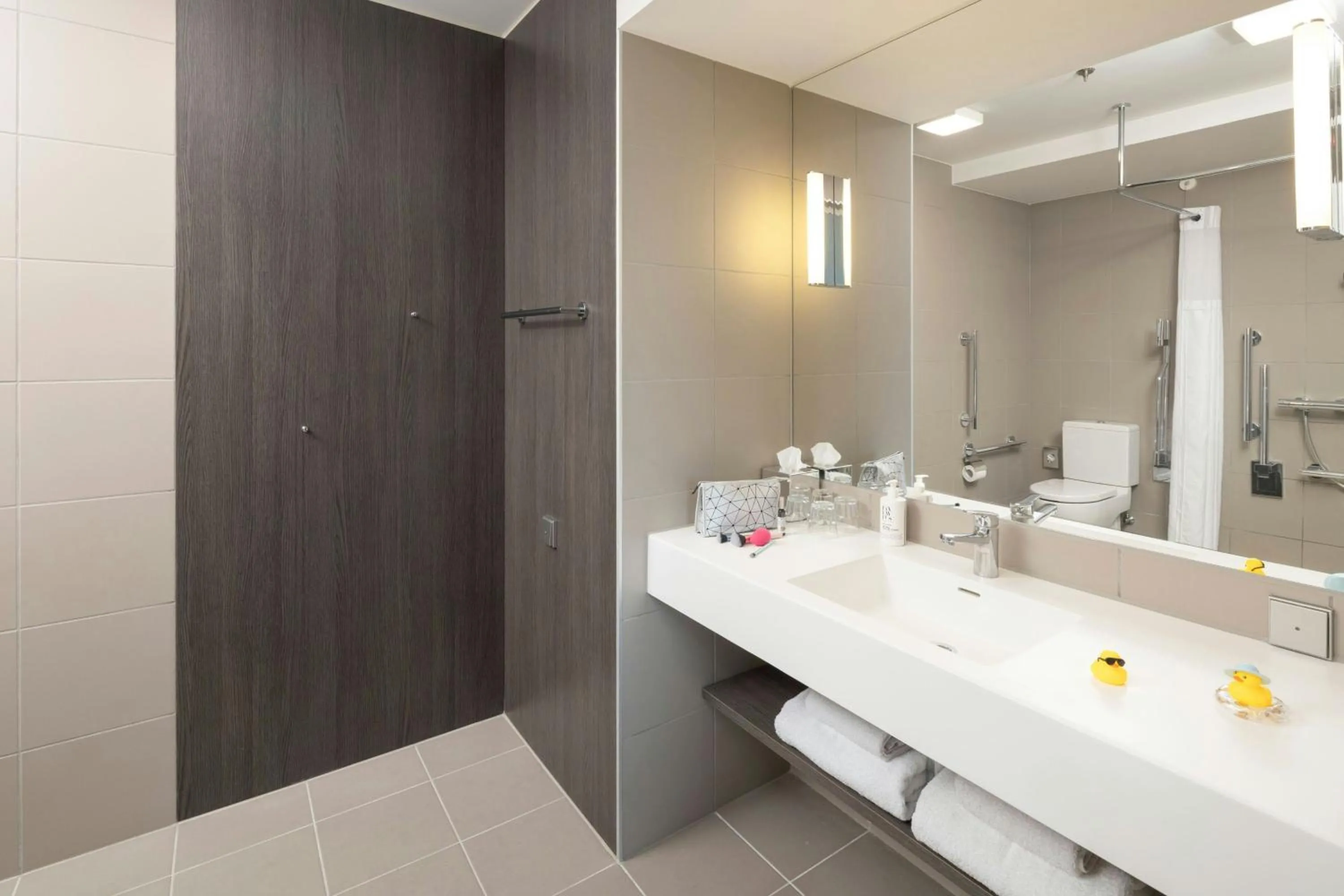 Bathroom in Moxy London Excel