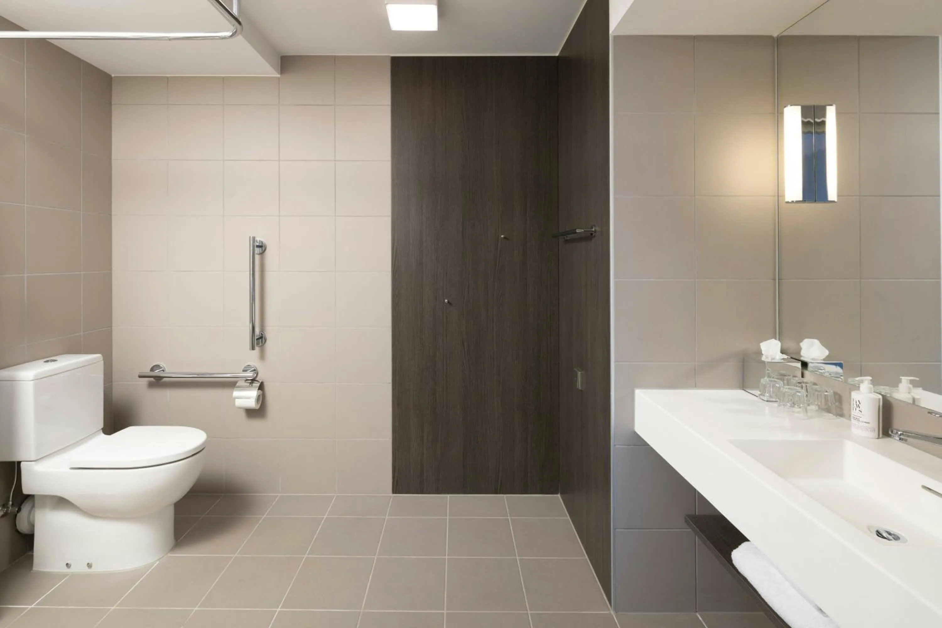 Bathroom in Moxy London Excel