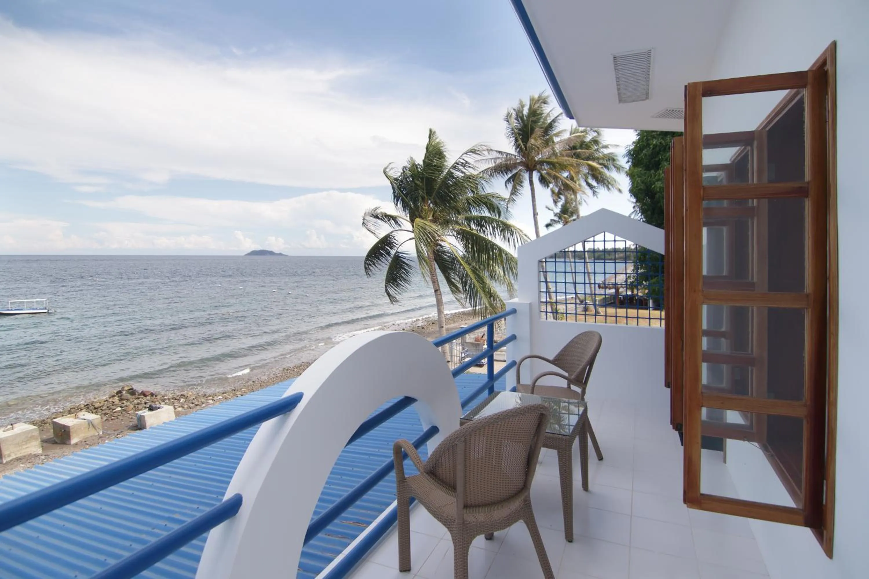 Sea view in Villa in Blue