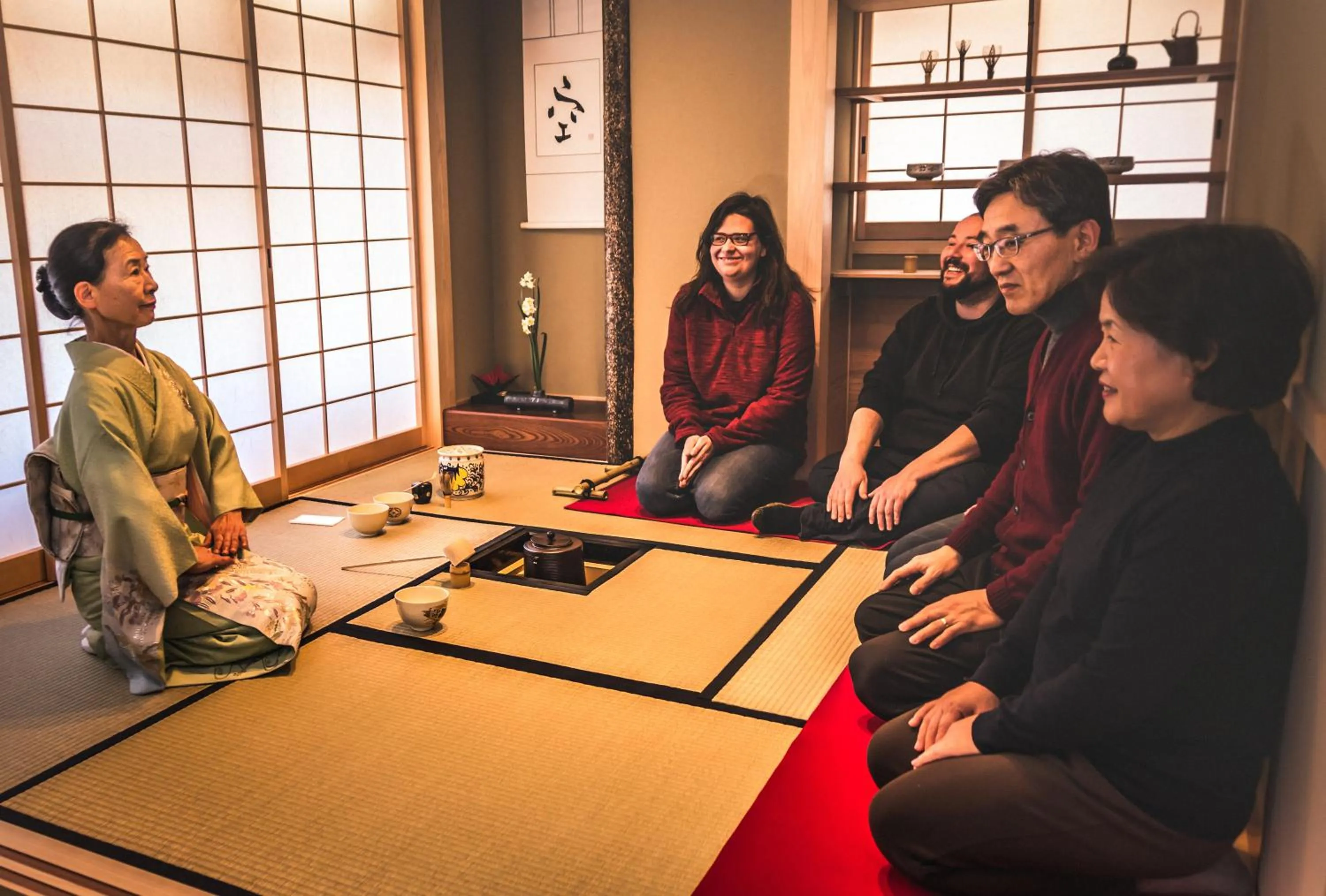 People in NARA Visitor Center and Inn