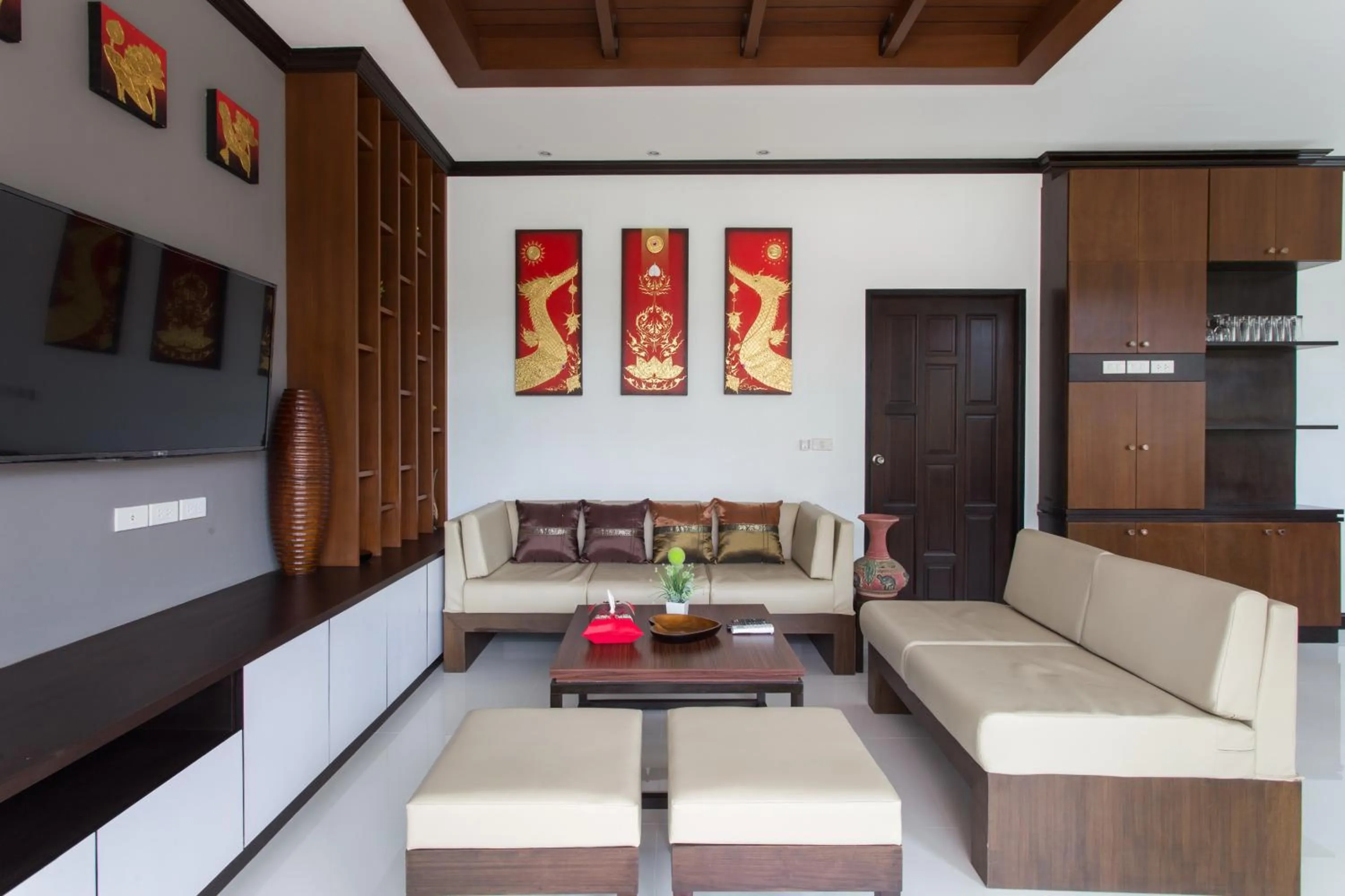 Living room in The Best Ao Nang Villas