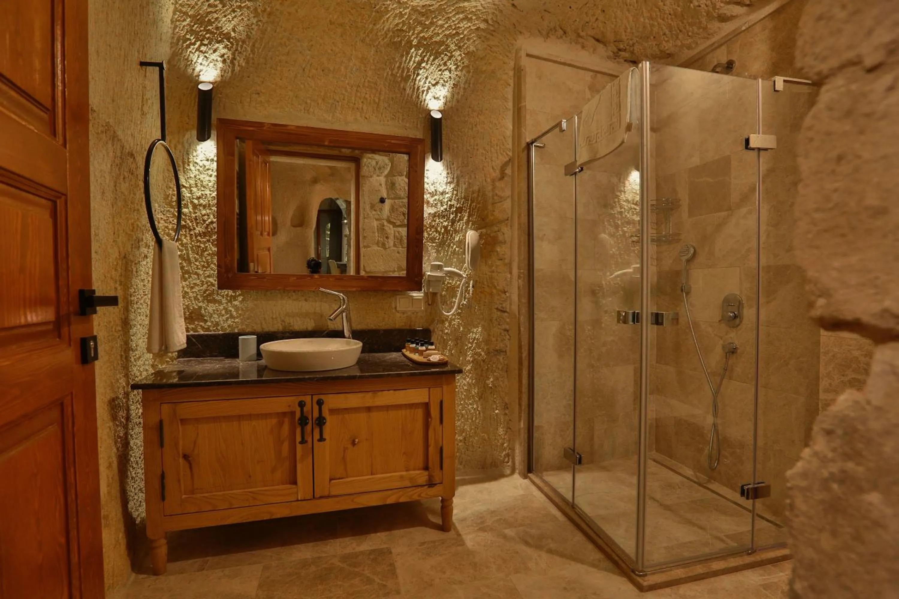 Bathroom in Acropolis Cave Suite