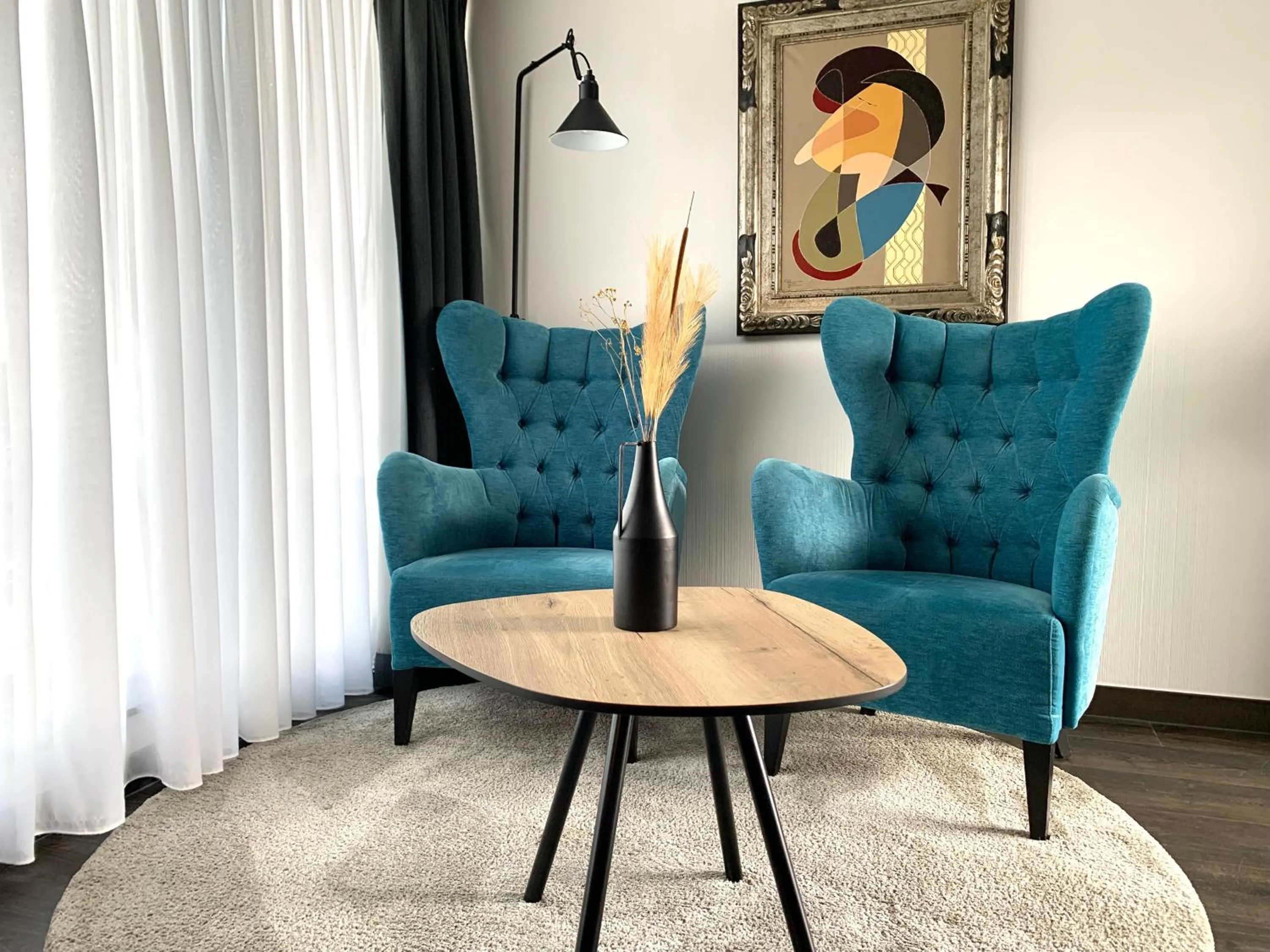 Seating area in Hotel Harmony