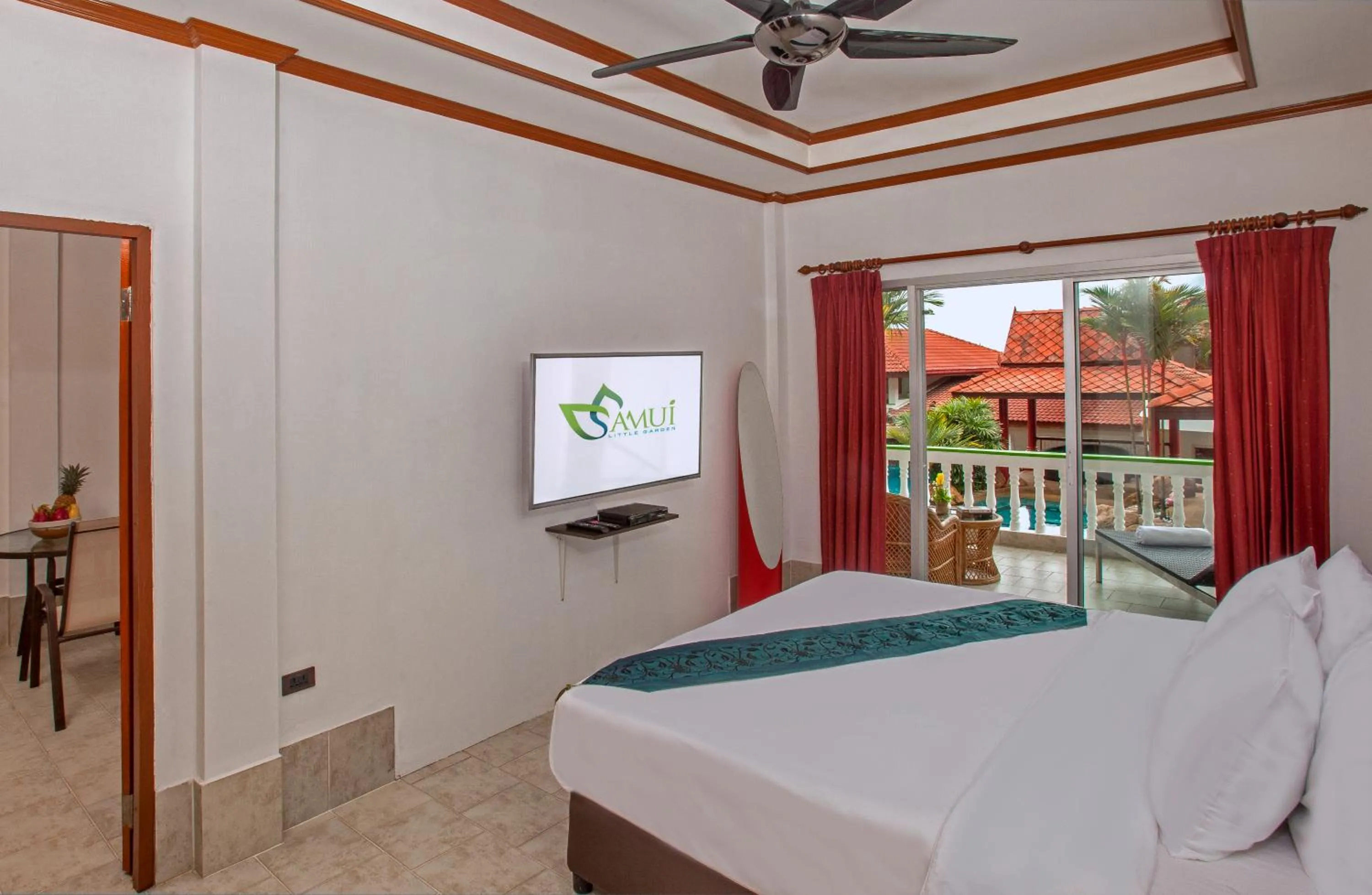 TV and multimedia, Bed in Samui Little Garden Resort