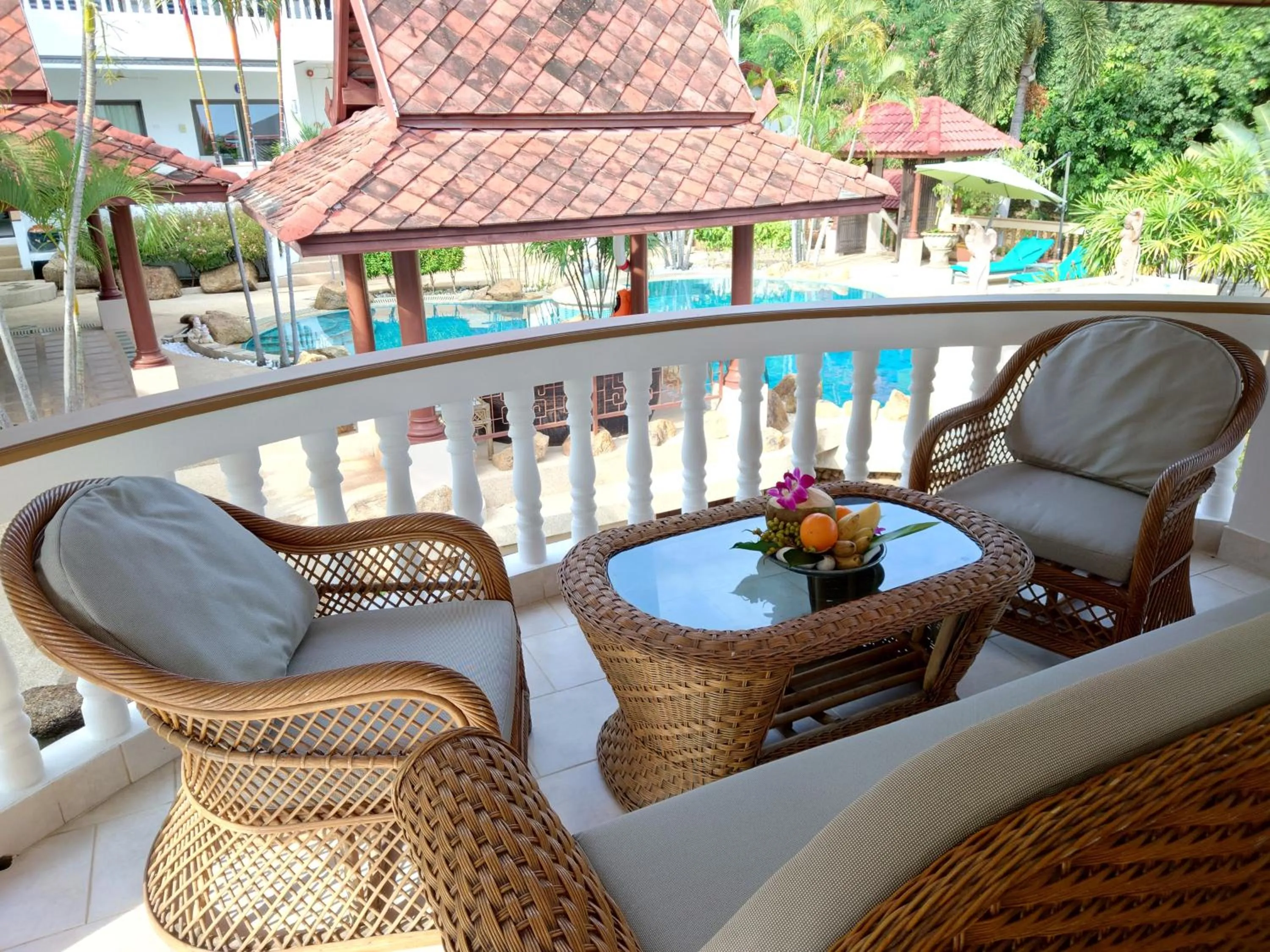 Balcony/Terrace in Samui Little Garden Resort