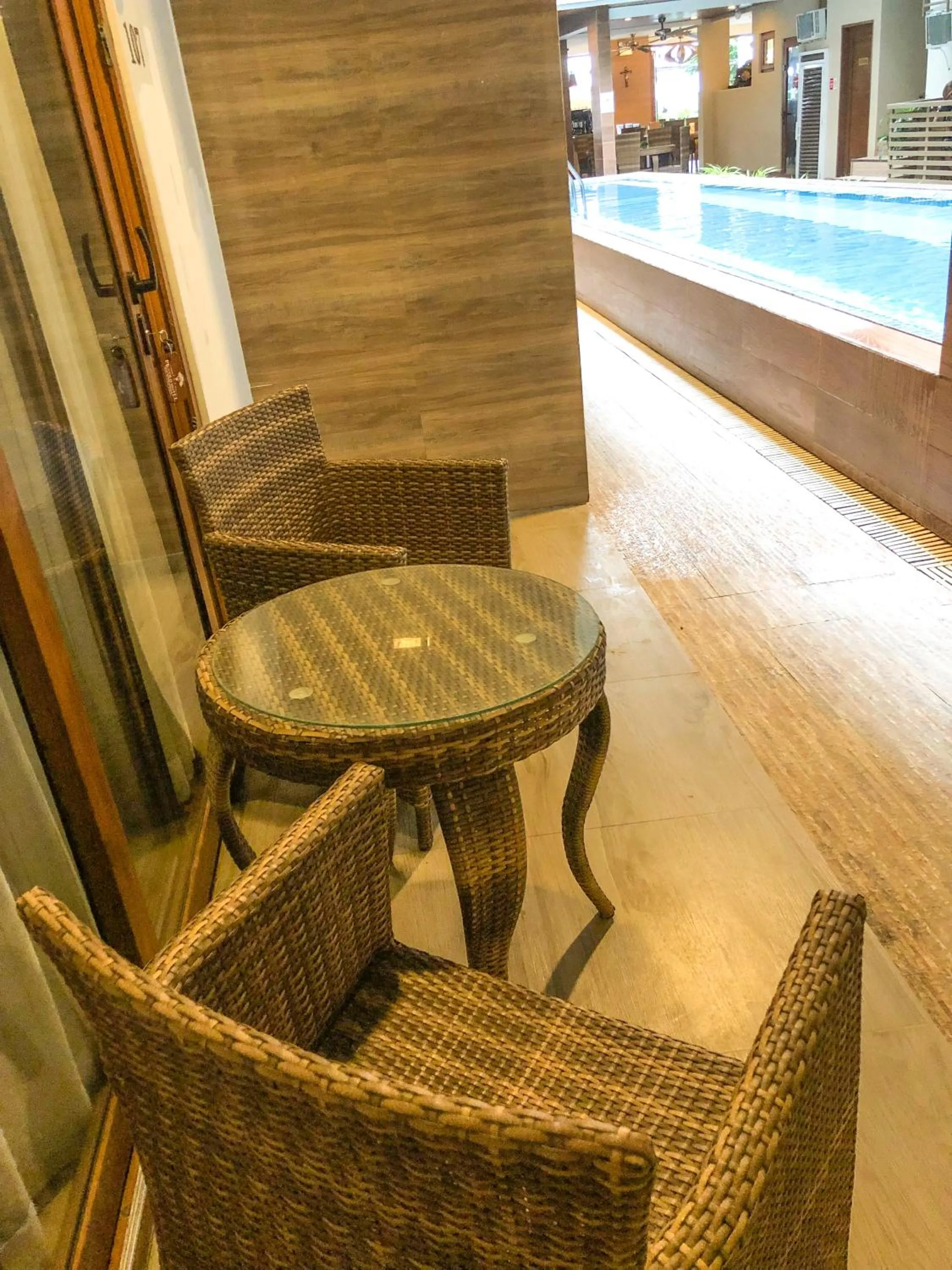 Balcony/Terrace in The Piccolo Hotel of Boracay