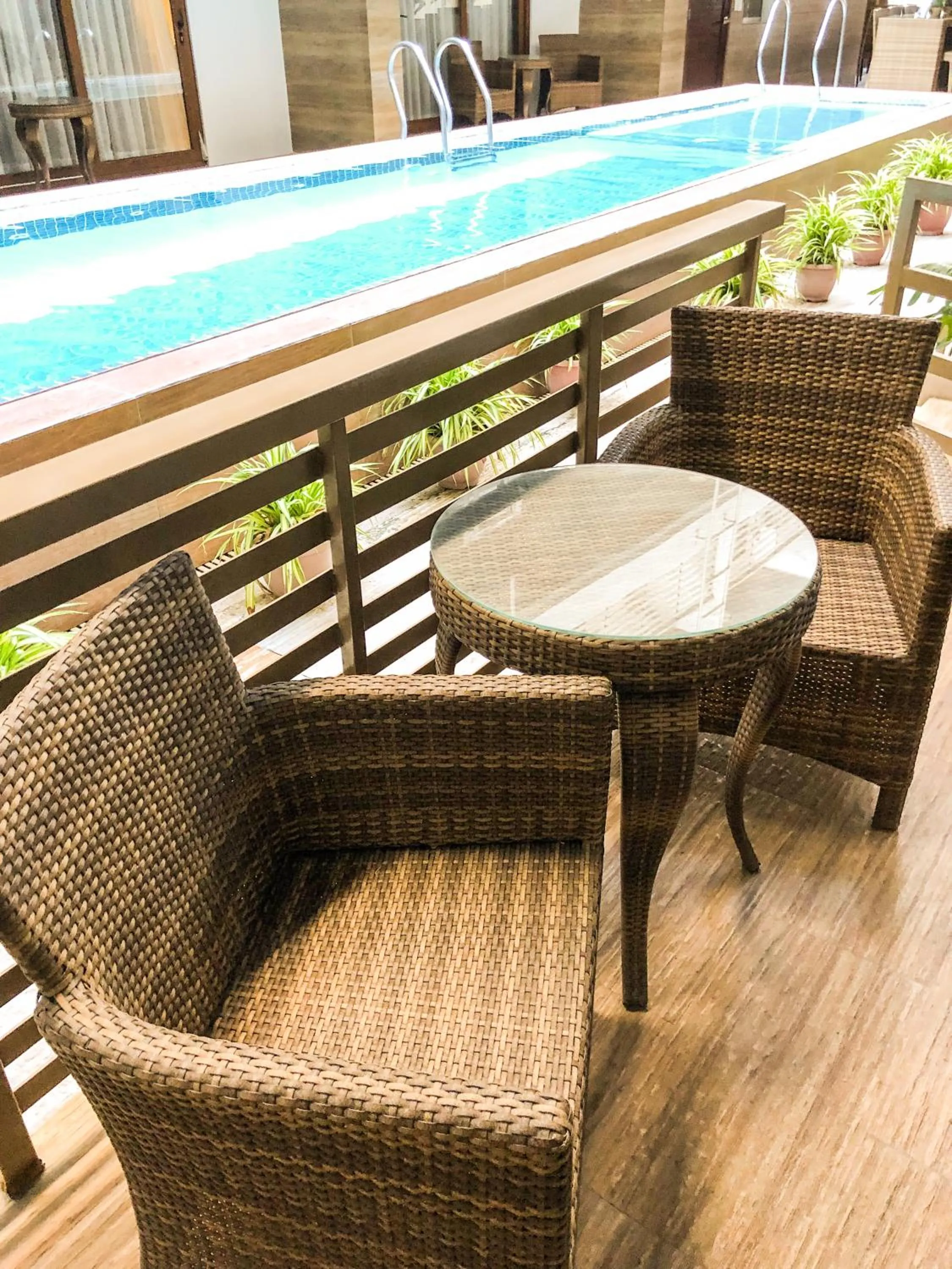 Balcony/Terrace in The Piccolo Hotel of Boracay