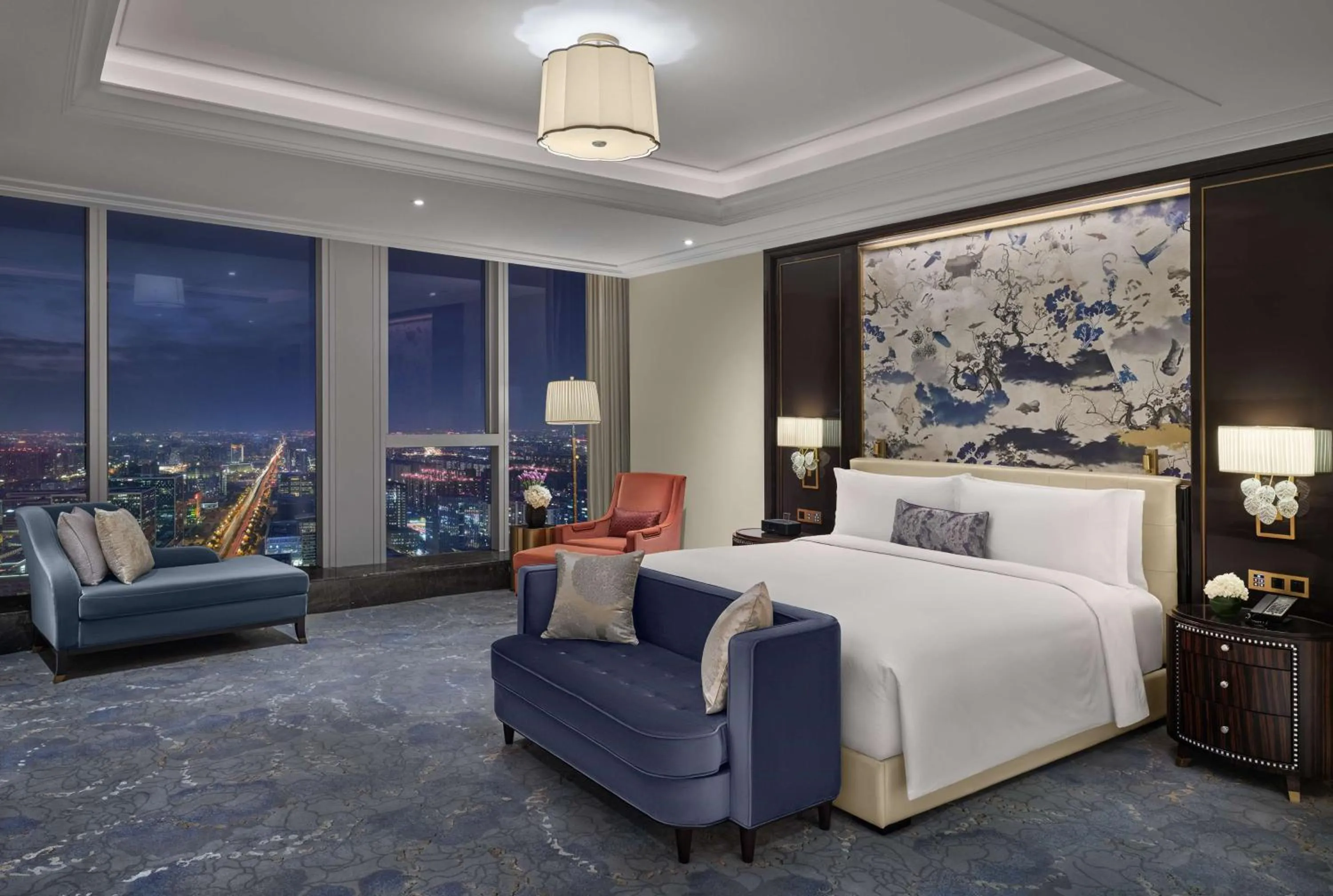 Bed in Waldorf Astoria Chengdu