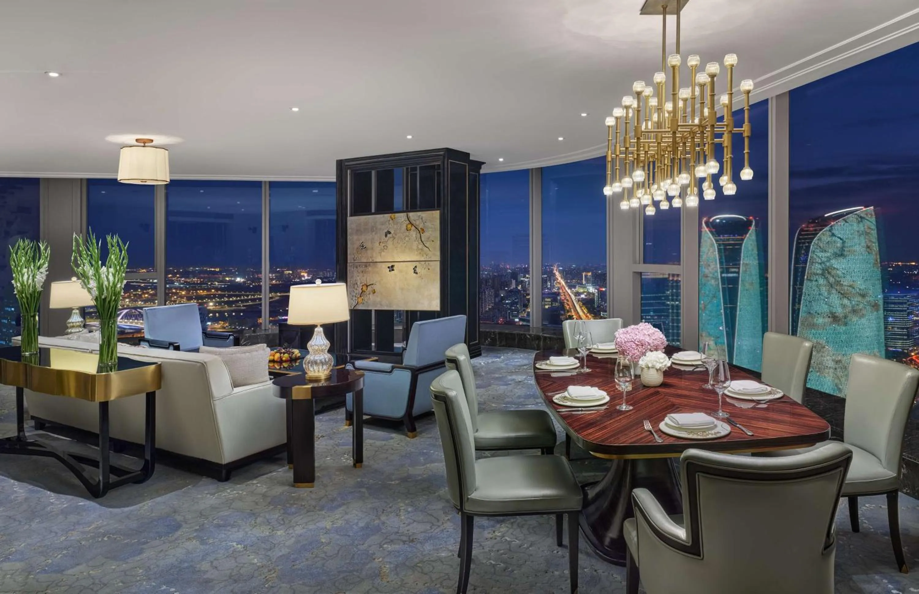 Living room in Waldorf Astoria Chengdu
