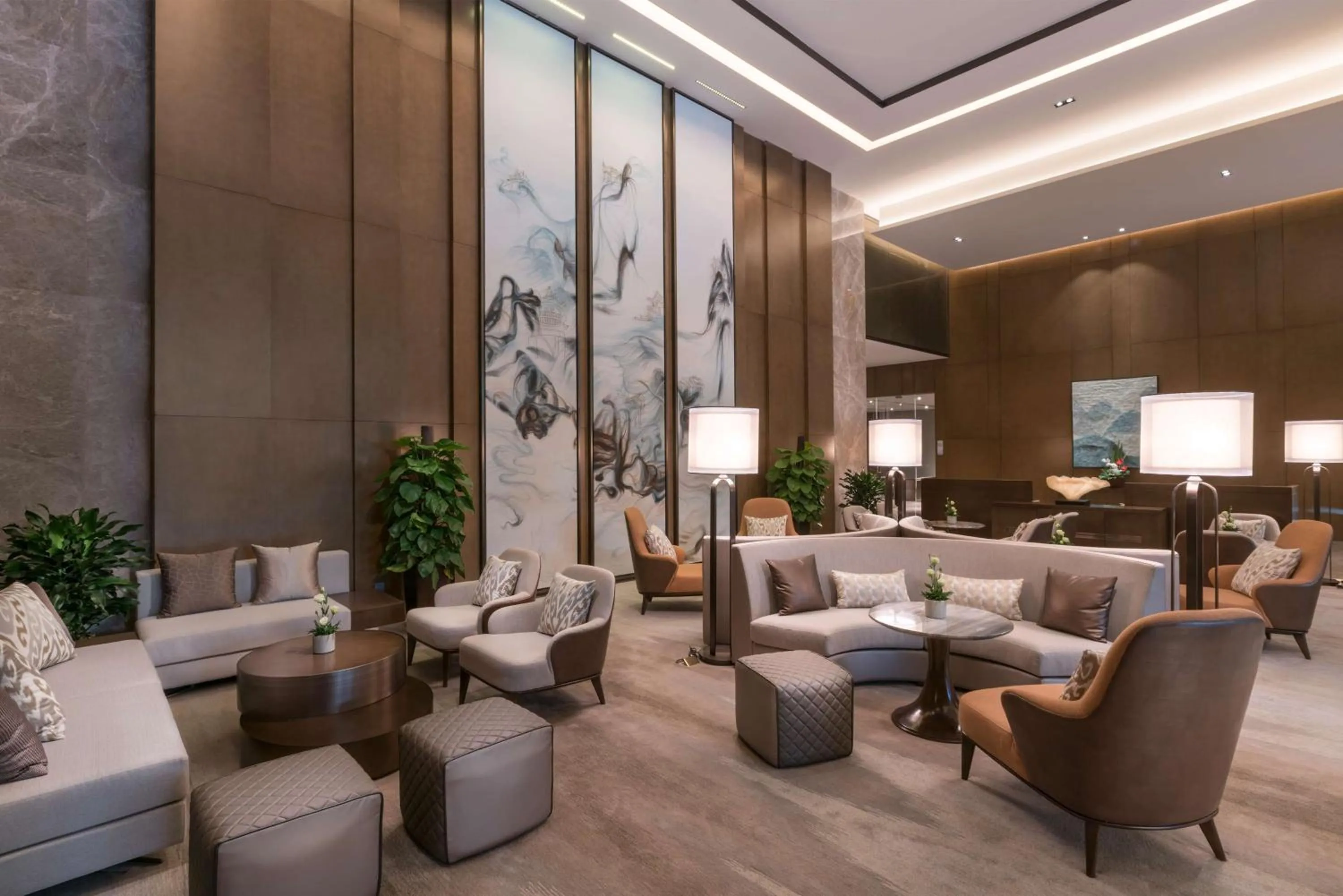 Lobby or reception in DoubleTree by Hilton Hotel Shiyan