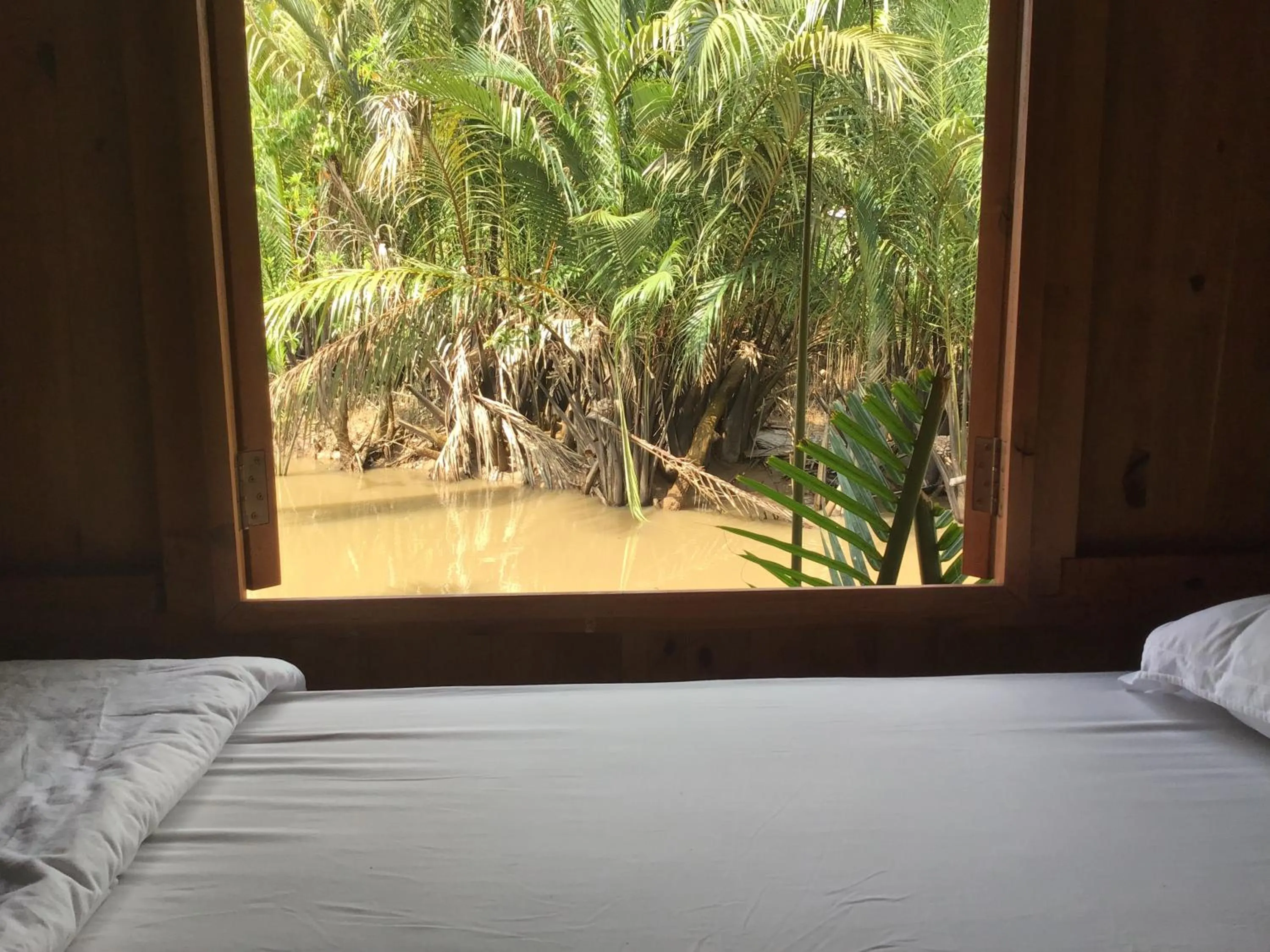 Bed in Ben Tre Farm Stay