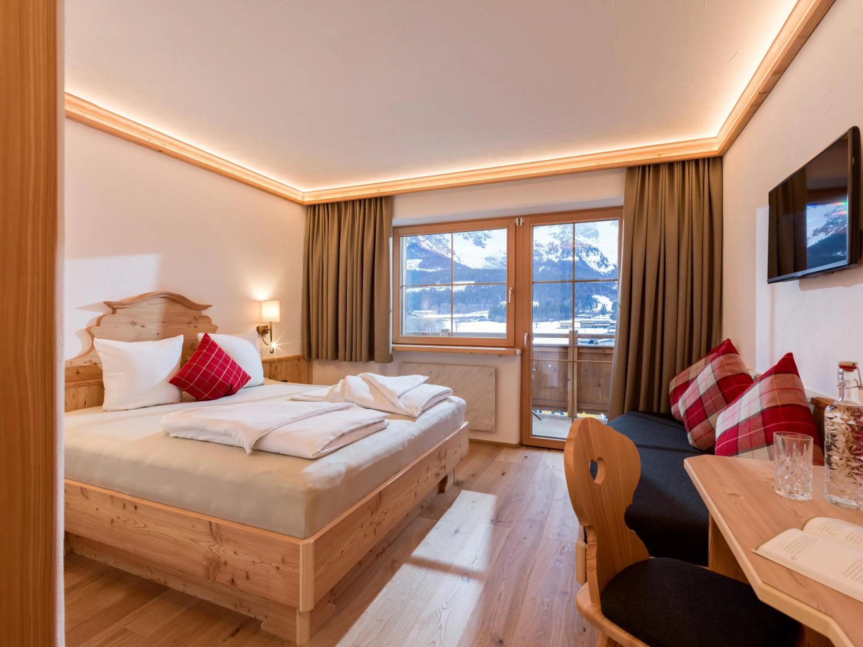 TV and multimedia, Bed in Hotel Ritterhof Ellmau