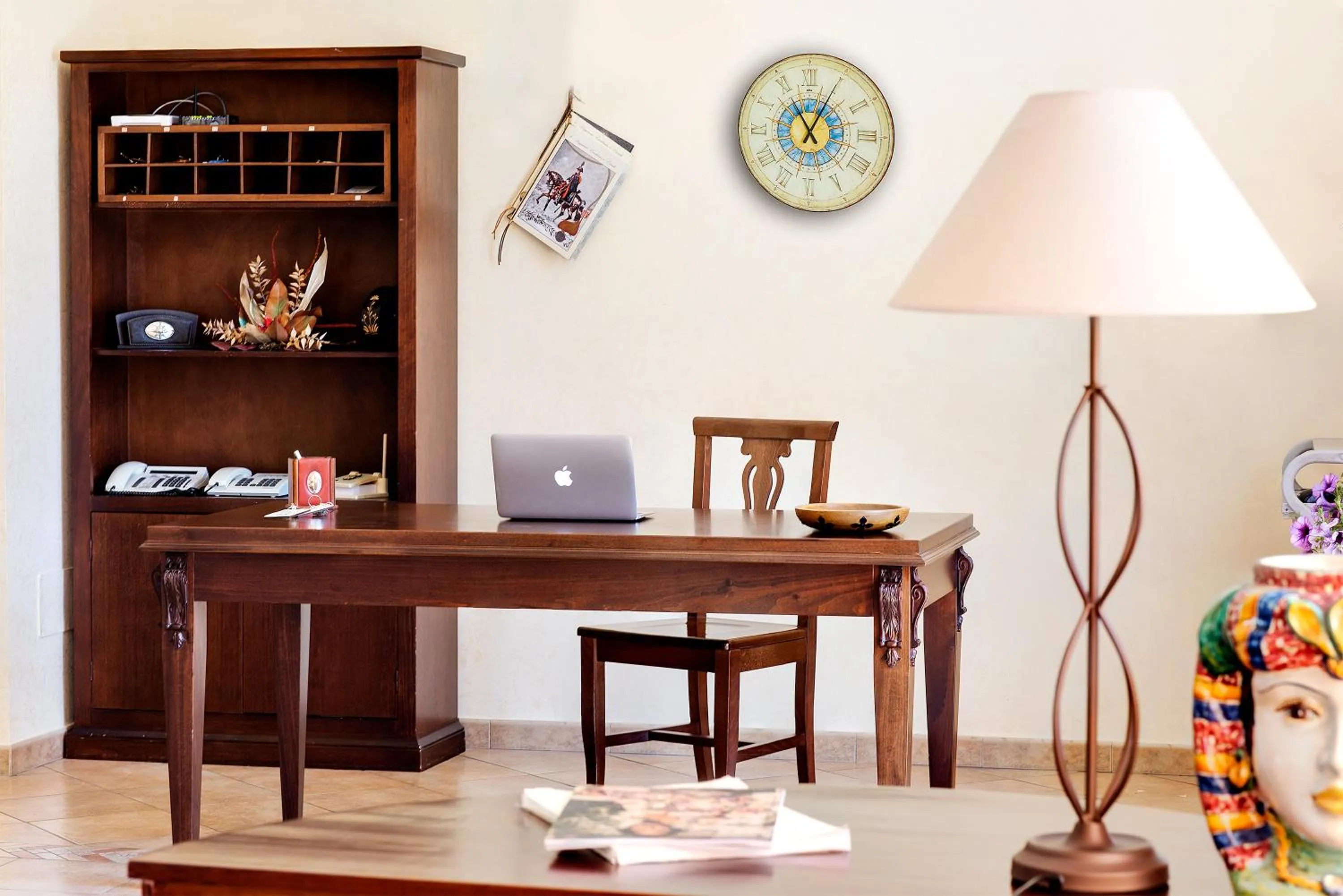 Lobby or reception in Hotel Terra degli Elimi