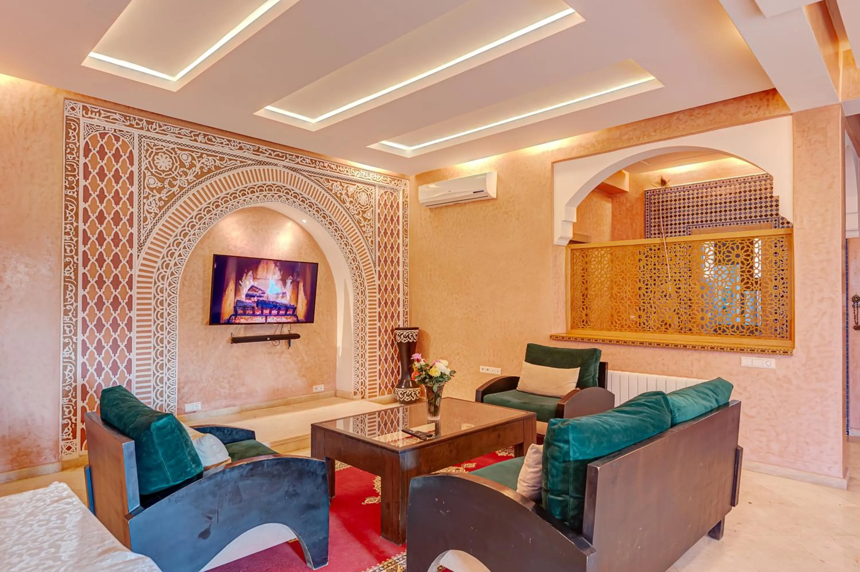 Seating area in Ferme Sidi Safou & Spa