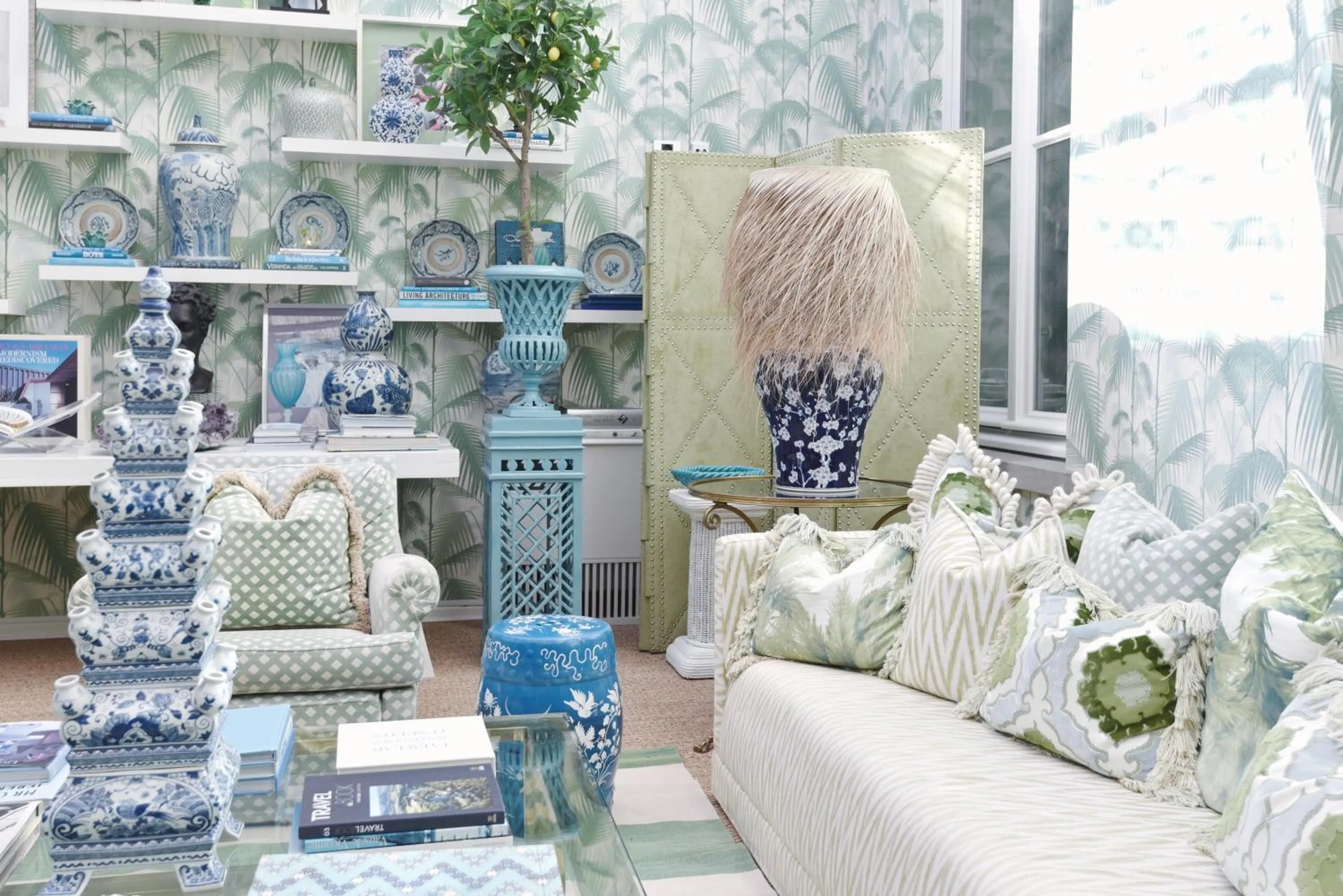 Living room in Hotel Van Cleef