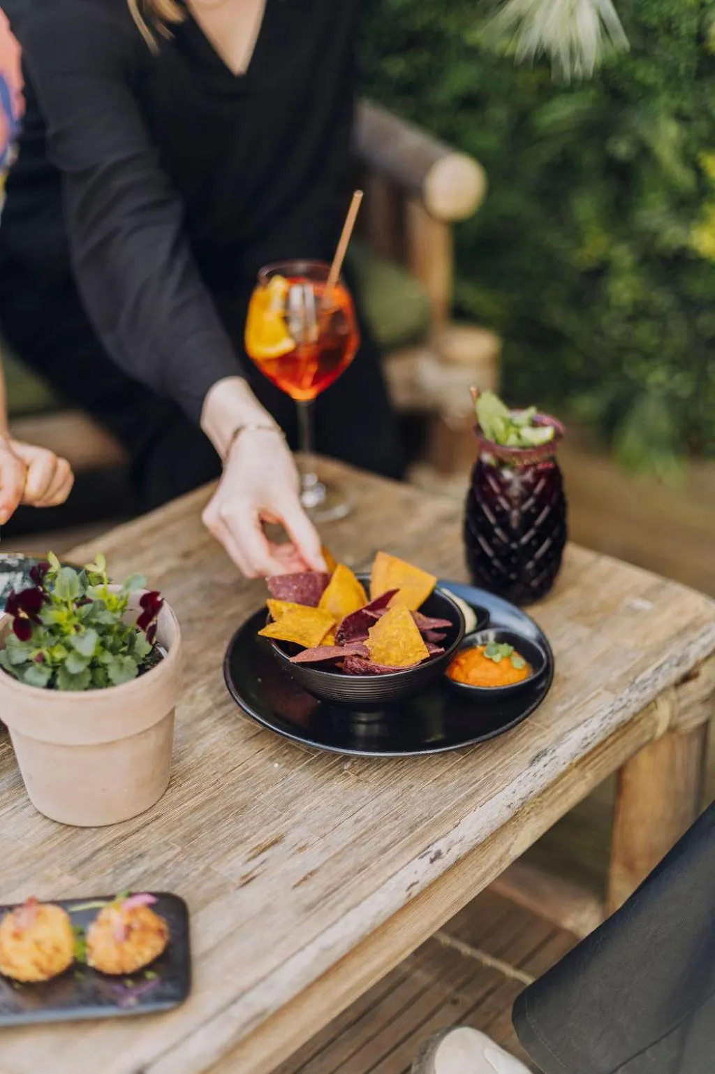 Patio in Hotel Melba