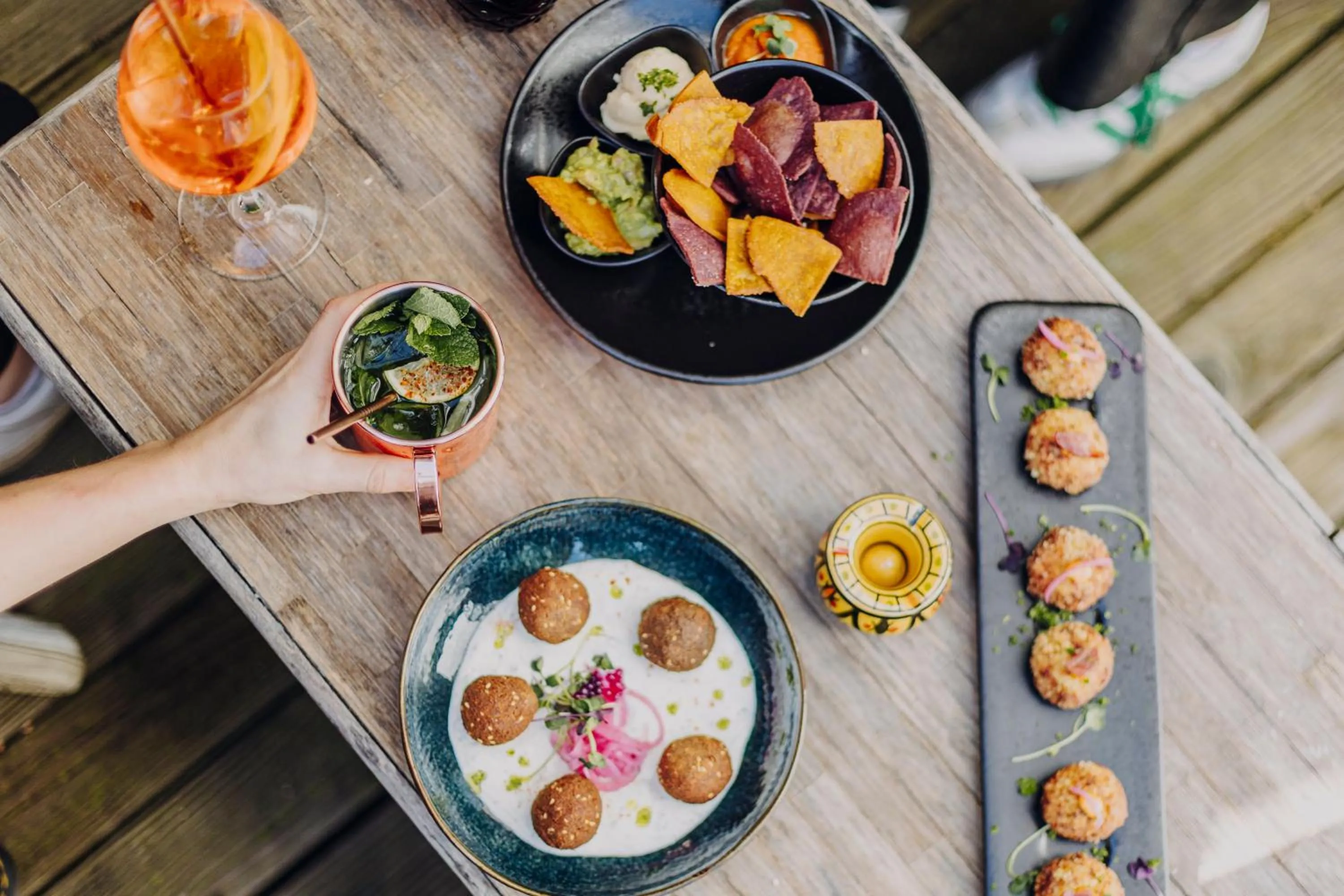 Patio in Hotel Melba