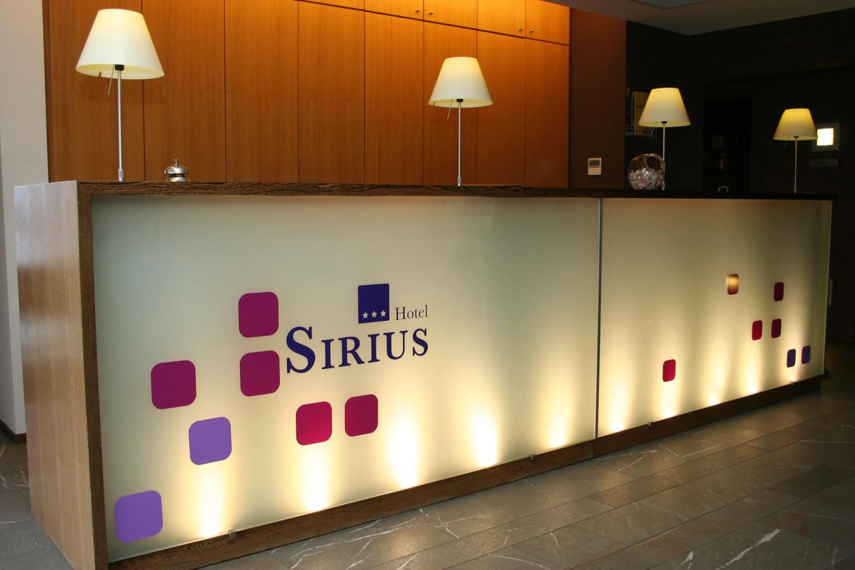 Lobby or reception in Hotel Sirius