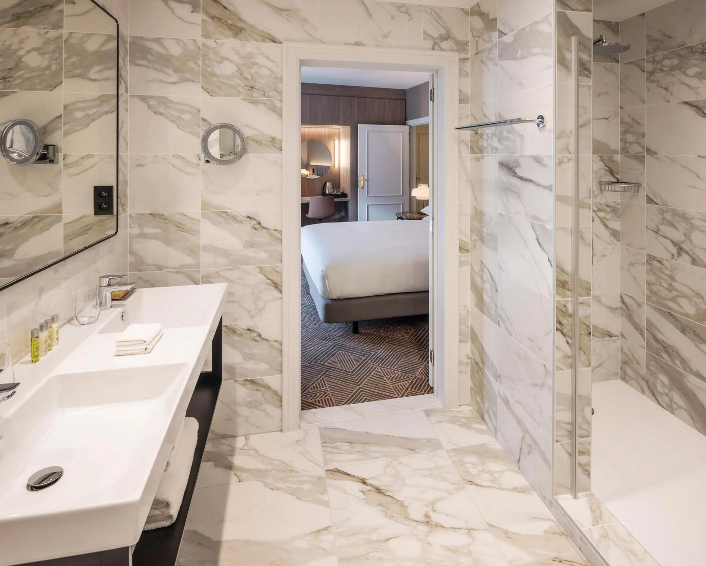 Bathroom in Hilton Brussels Grand Place