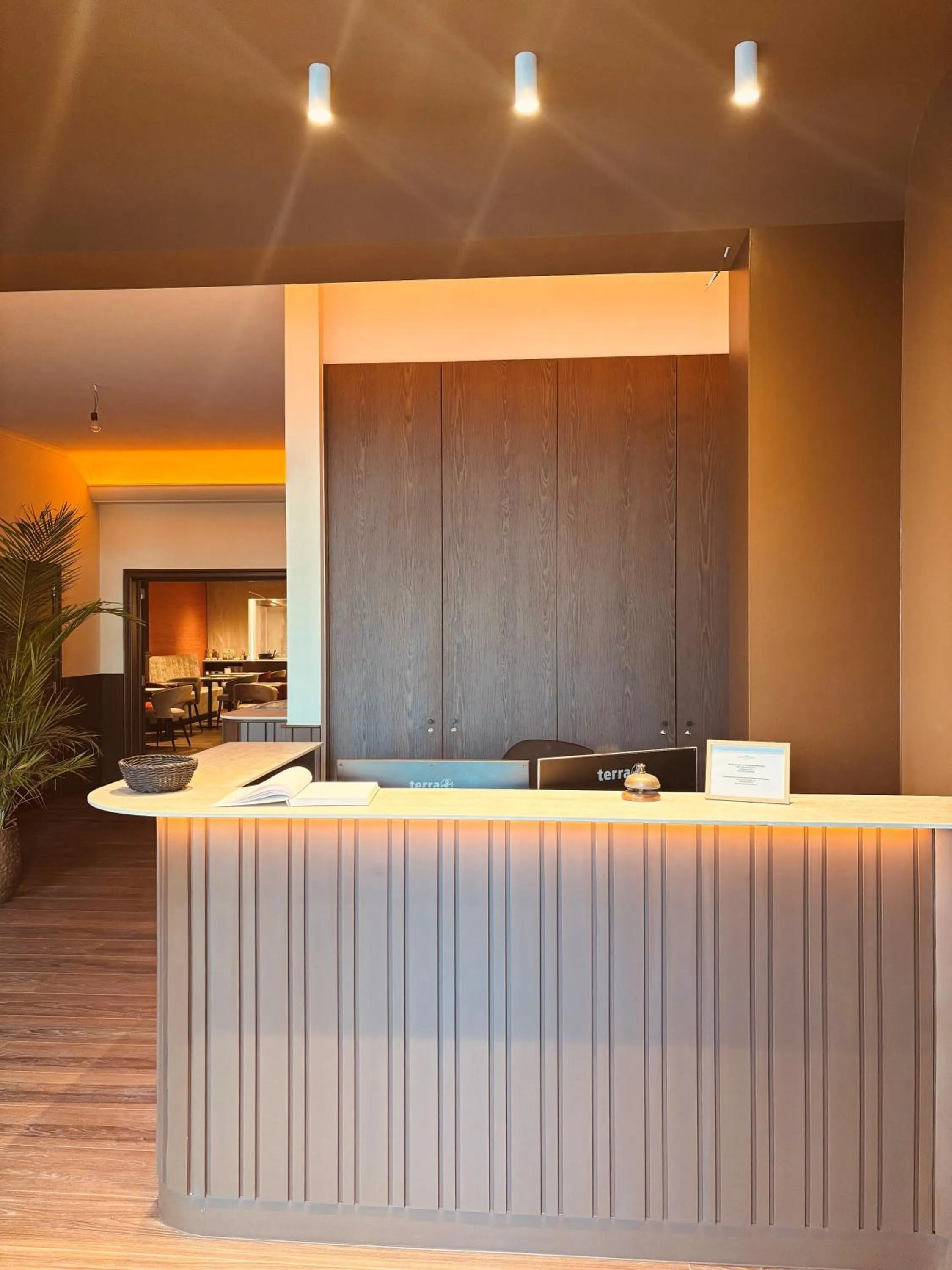 Lobby or reception in Hotel Prado