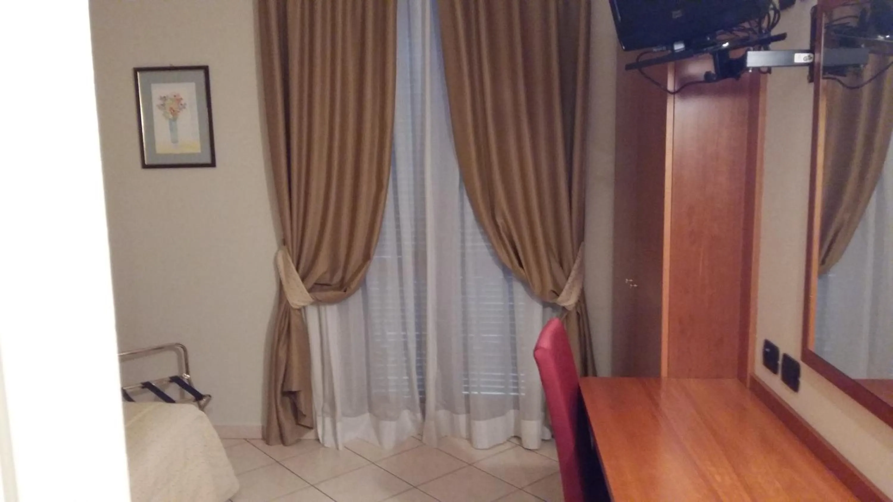 Seating area in Hotel Cavour