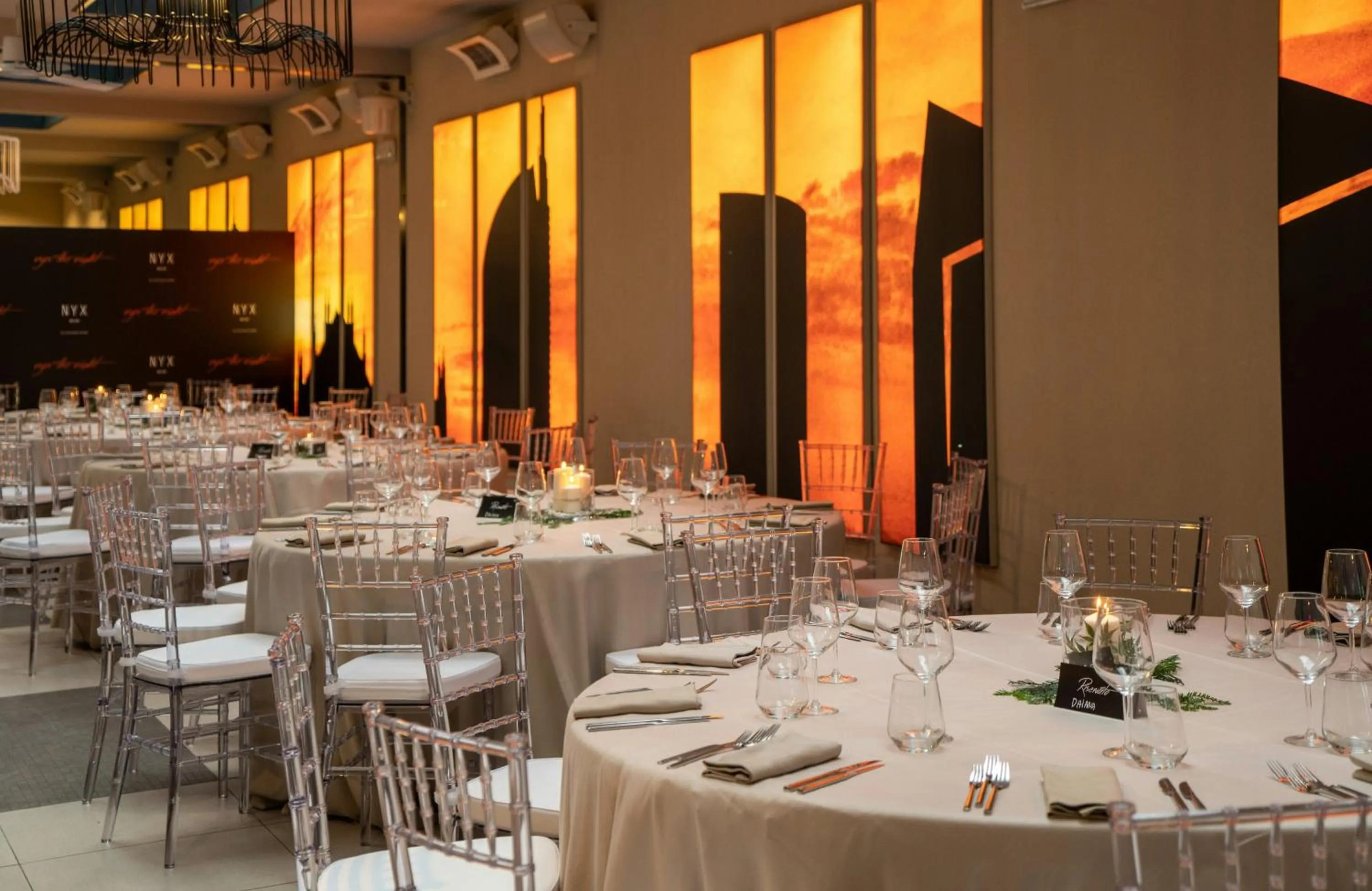 Meeting/conference room in NYX Hotel Milan by Leonardo Hotels