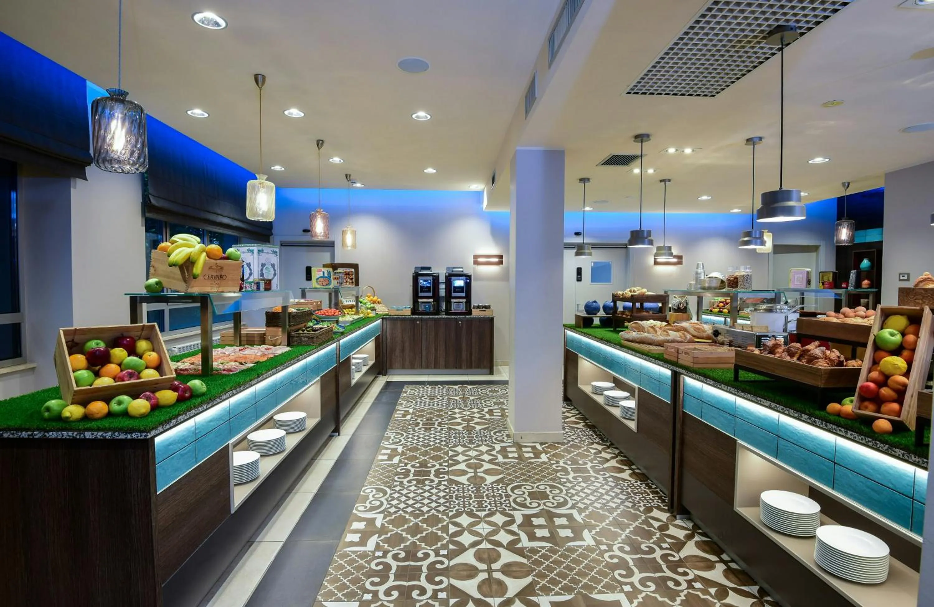 Buffet breakfast in NYX Hotel Milan by Leonardo Hotels
