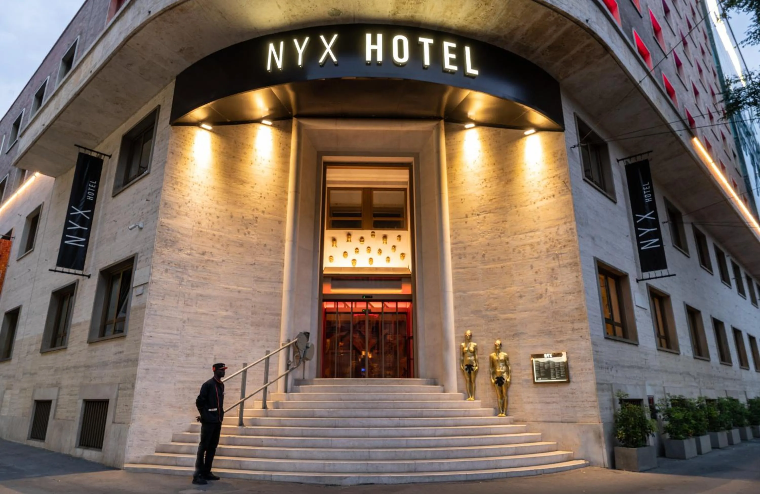 Facade/entrance in NYX Hotel Milan by Leonardo Hotels