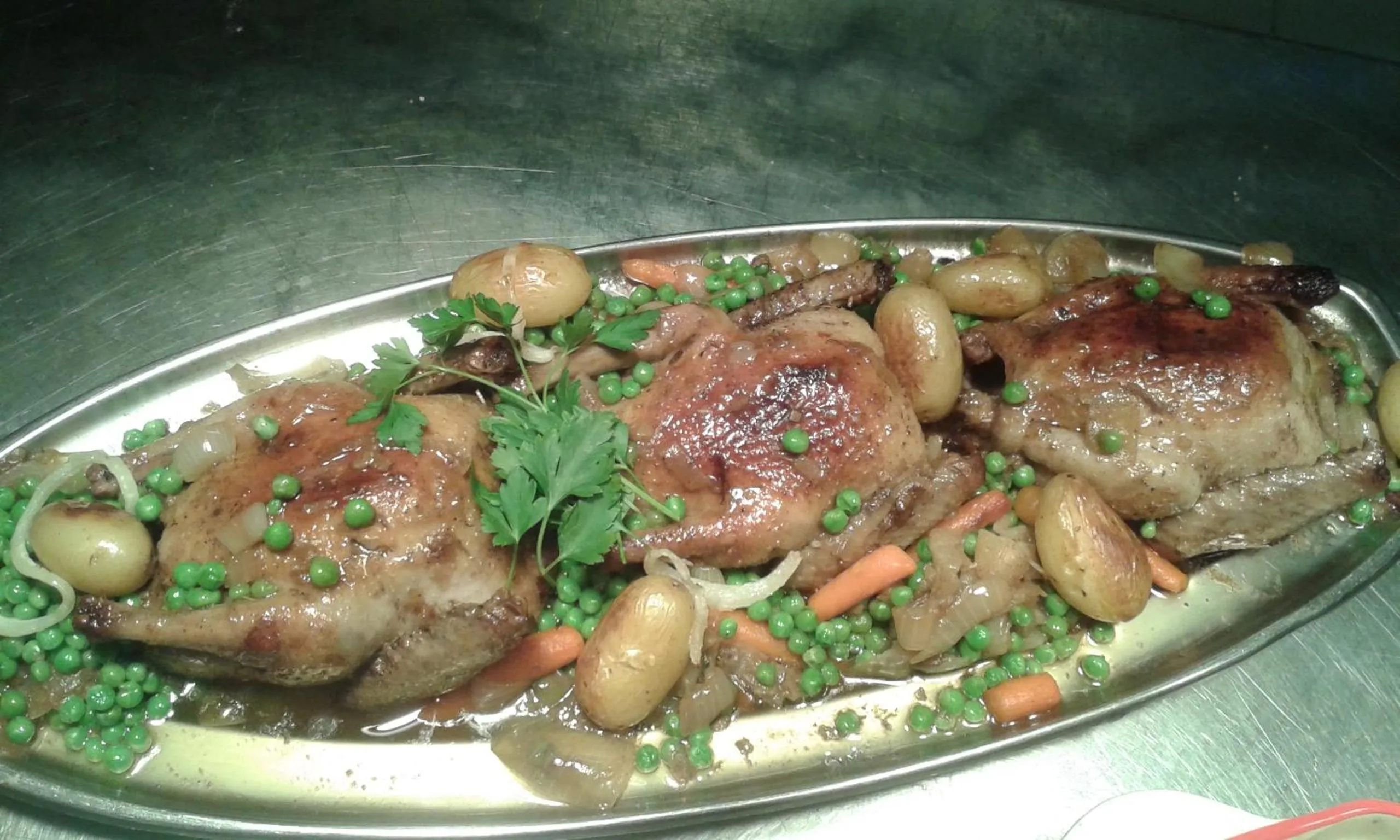 Food close-up in Hotel 'T Hert