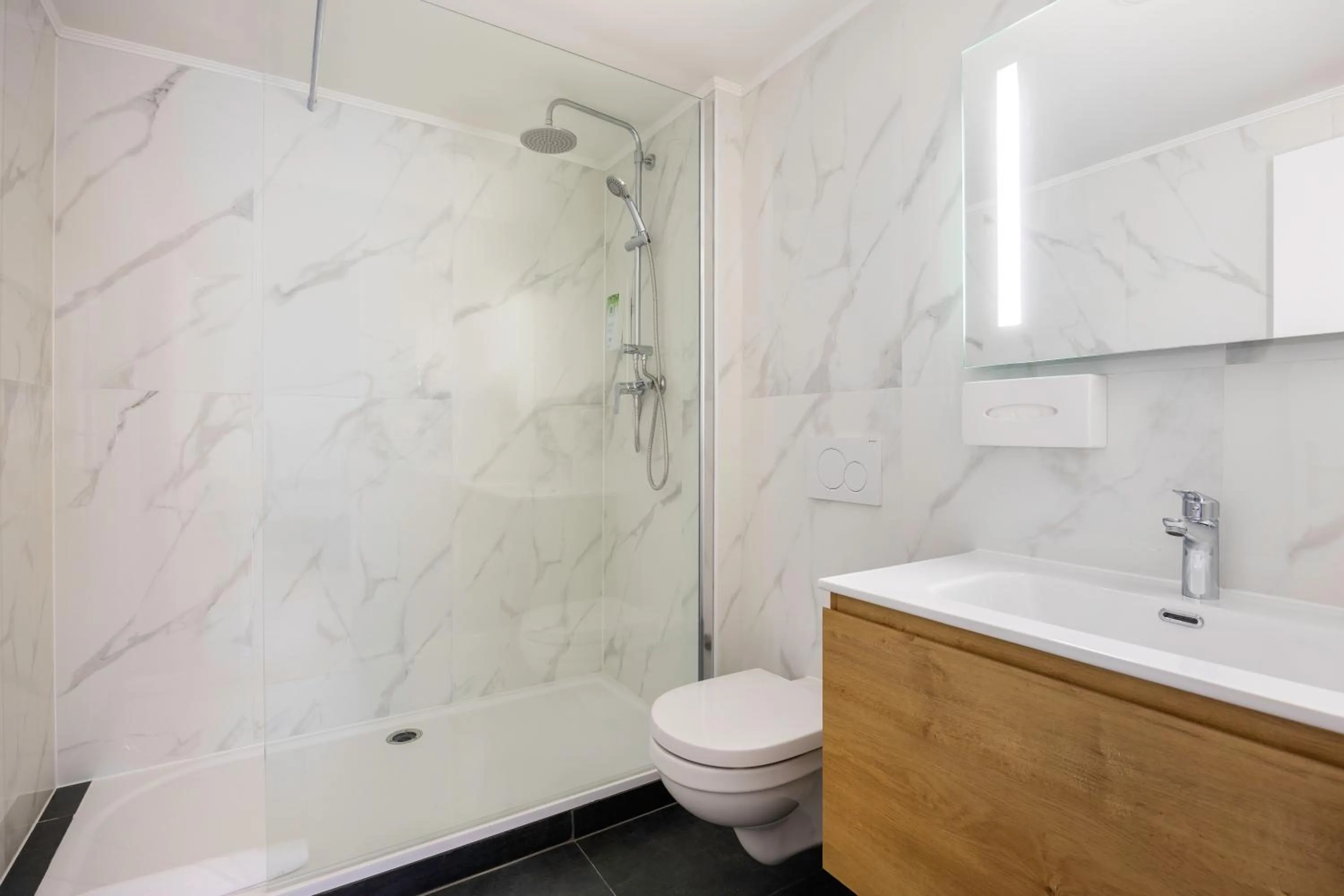 Shower in Hotel Louise