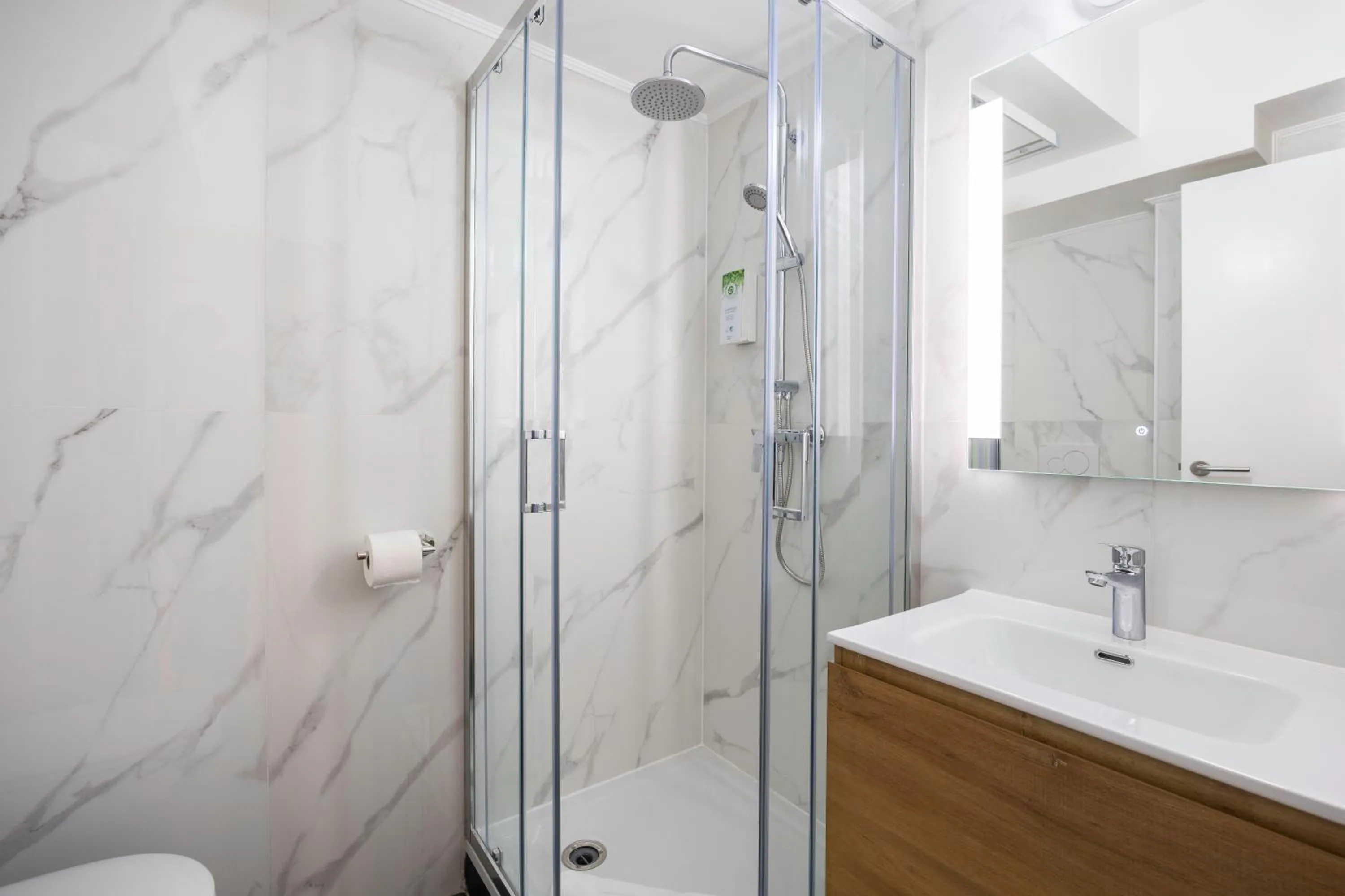 Shower in Hotel Louise