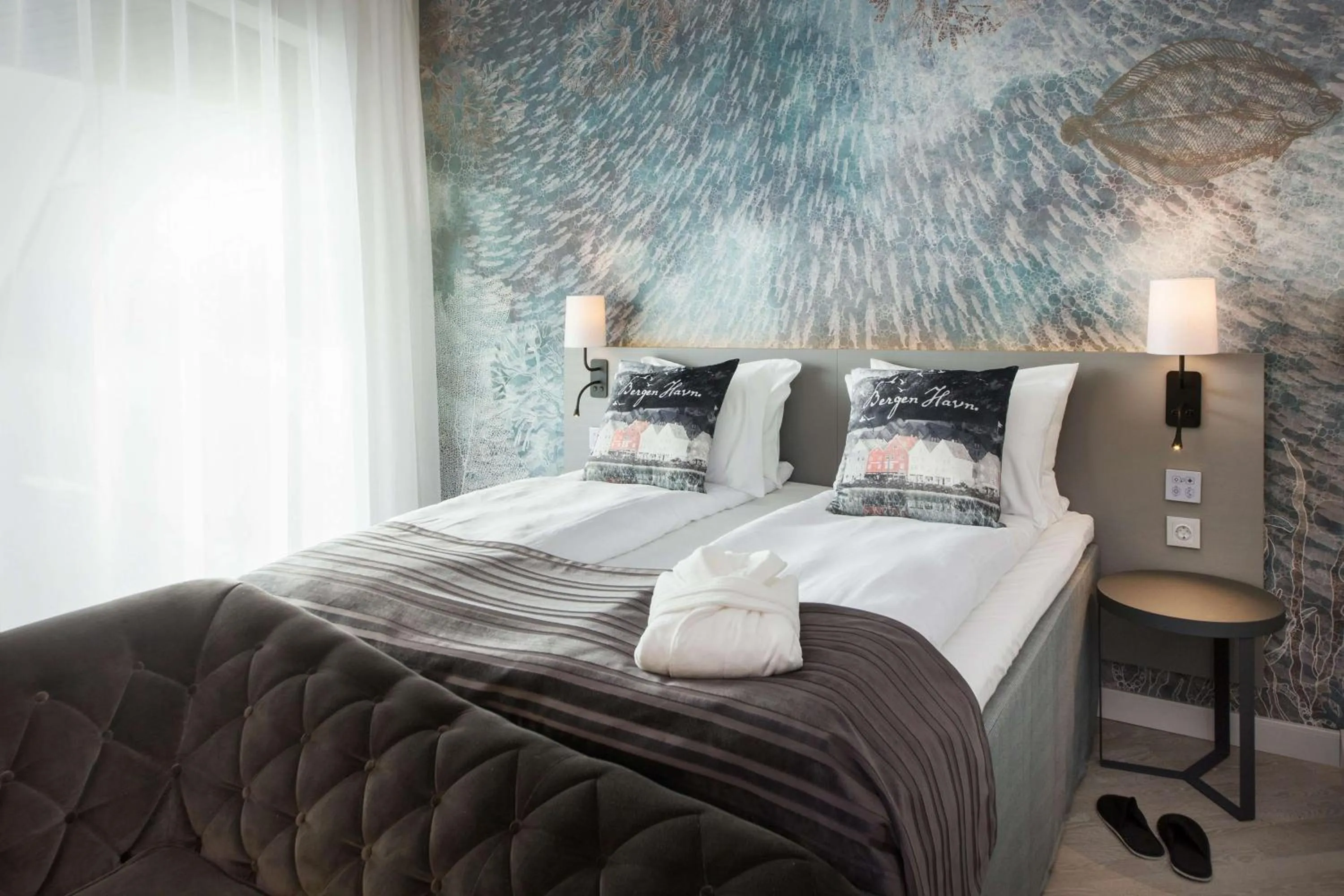 Bedroom, Bed in Scandic Flesland Airport