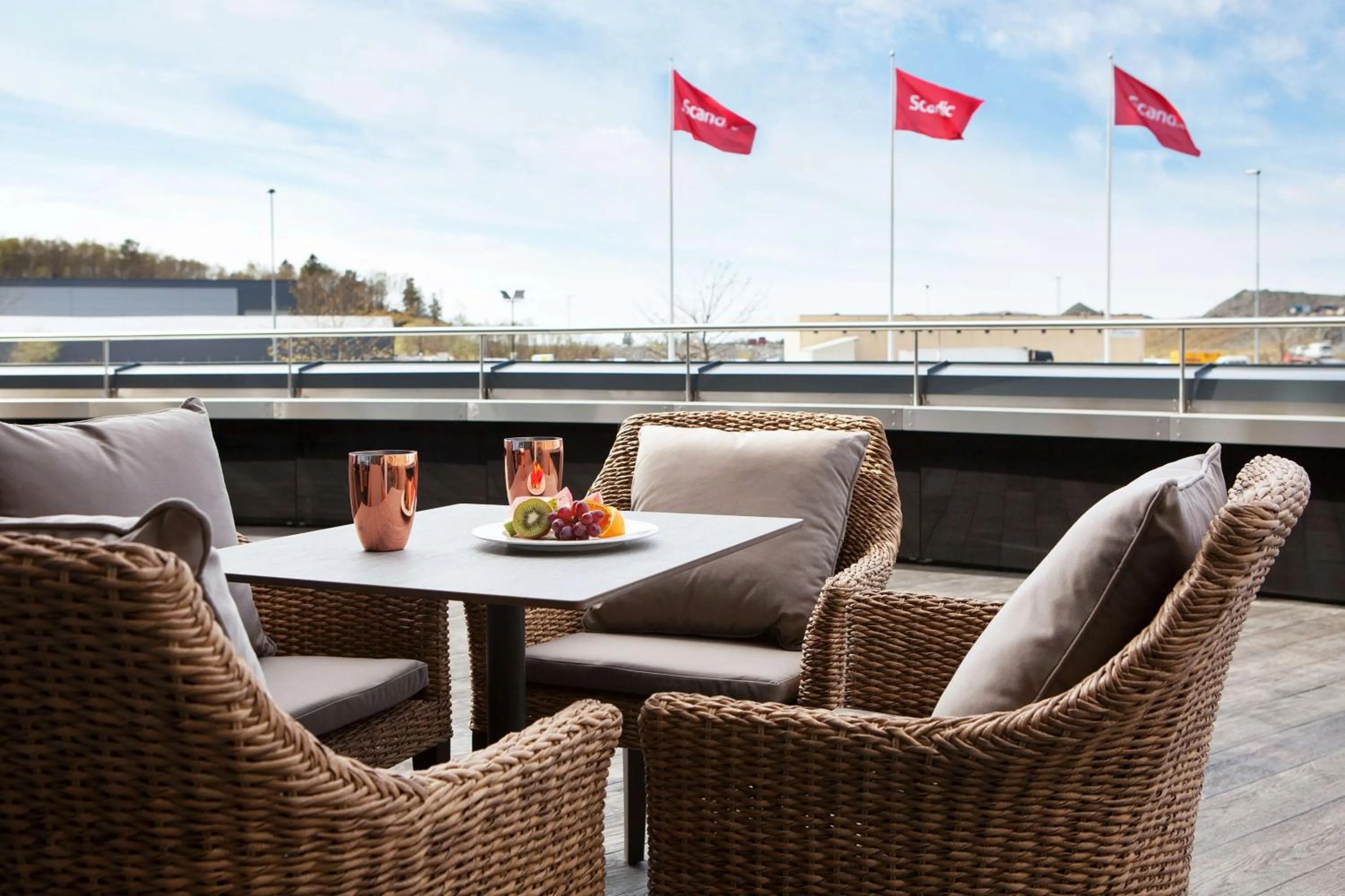 Bedroom in Scandic Flesland Airport