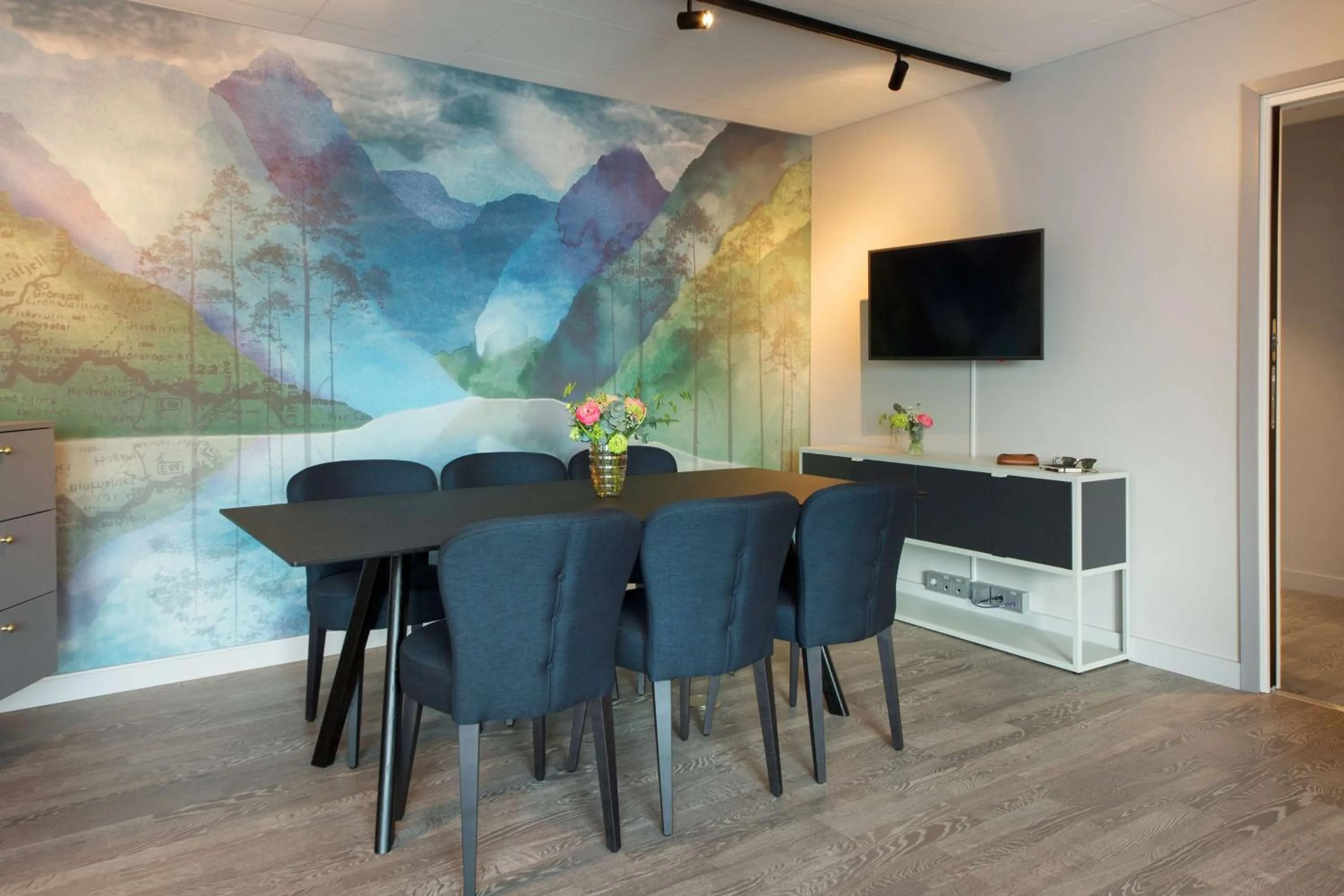 Bedroom in Scandic Flesland Airport