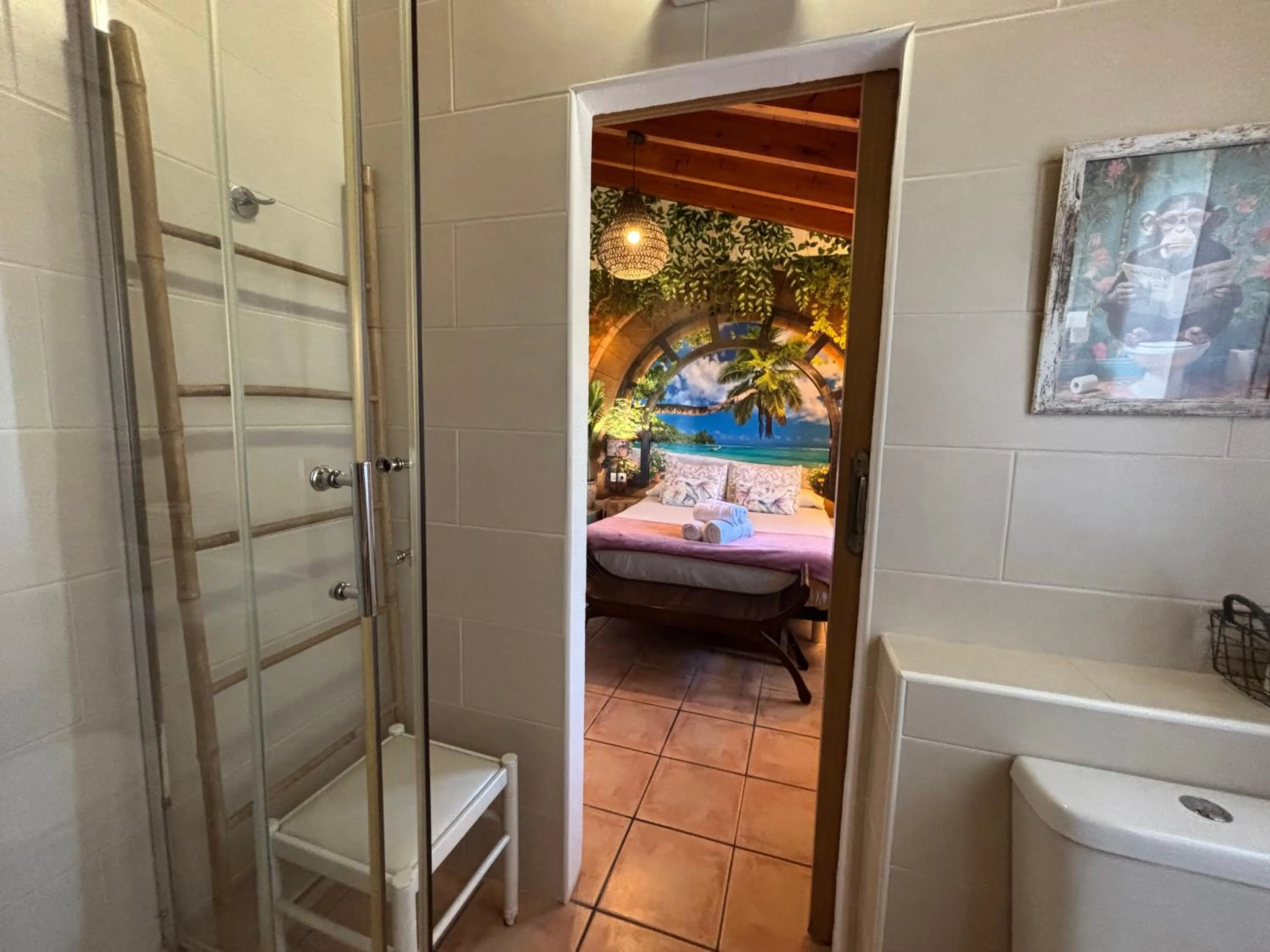 Shower, Bed in Hotel Altea Paradise 1917 - Adults Only