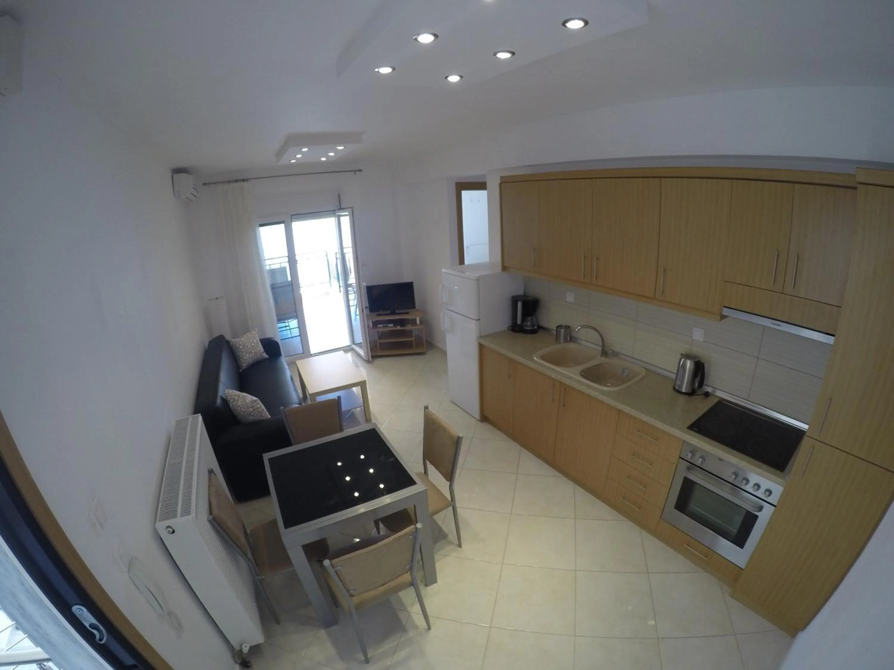 Two-Bedroom Apartment with Garden View in Dimi Apartments