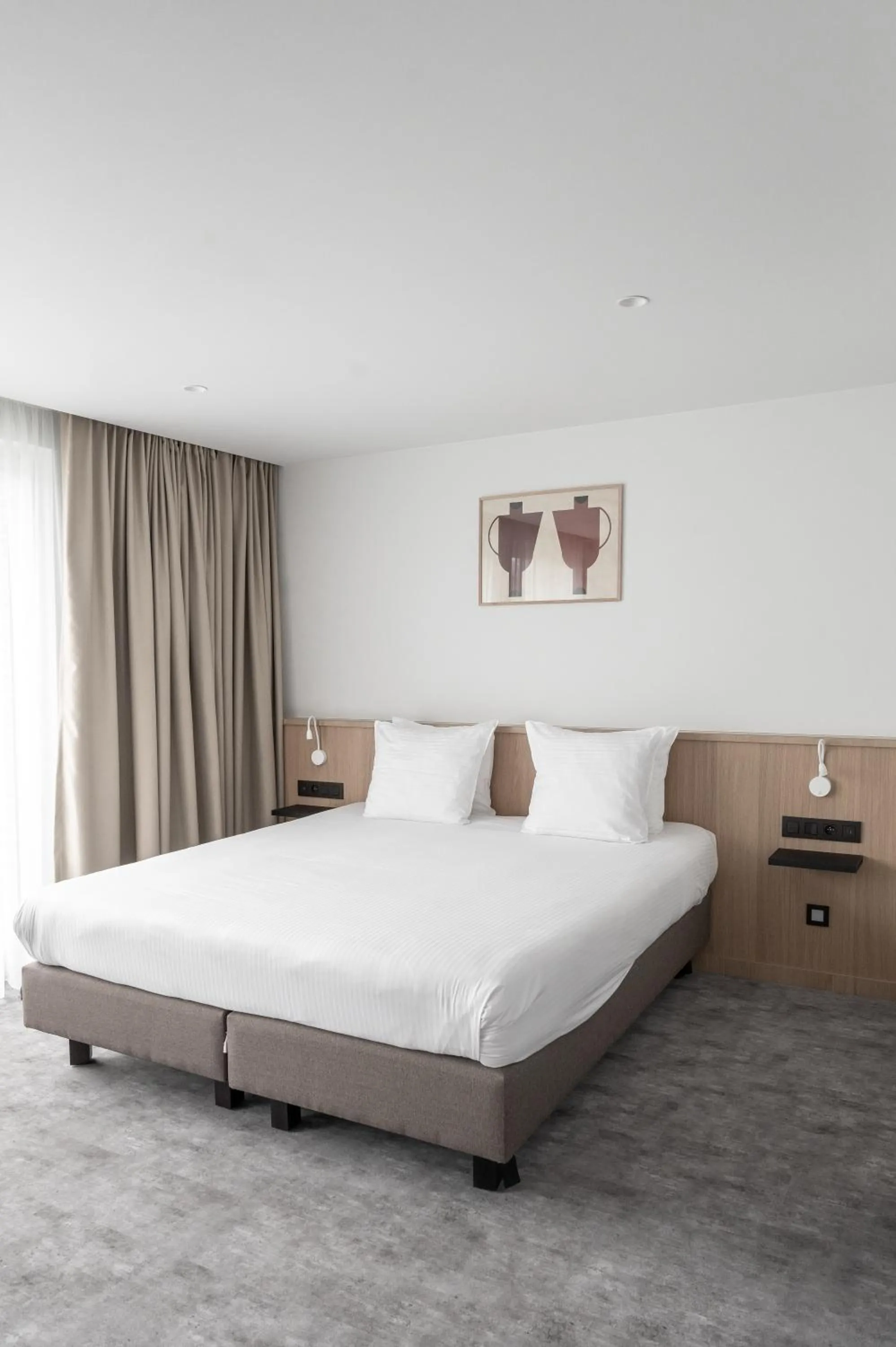 Bed in Hotel Le Bois De Bruges