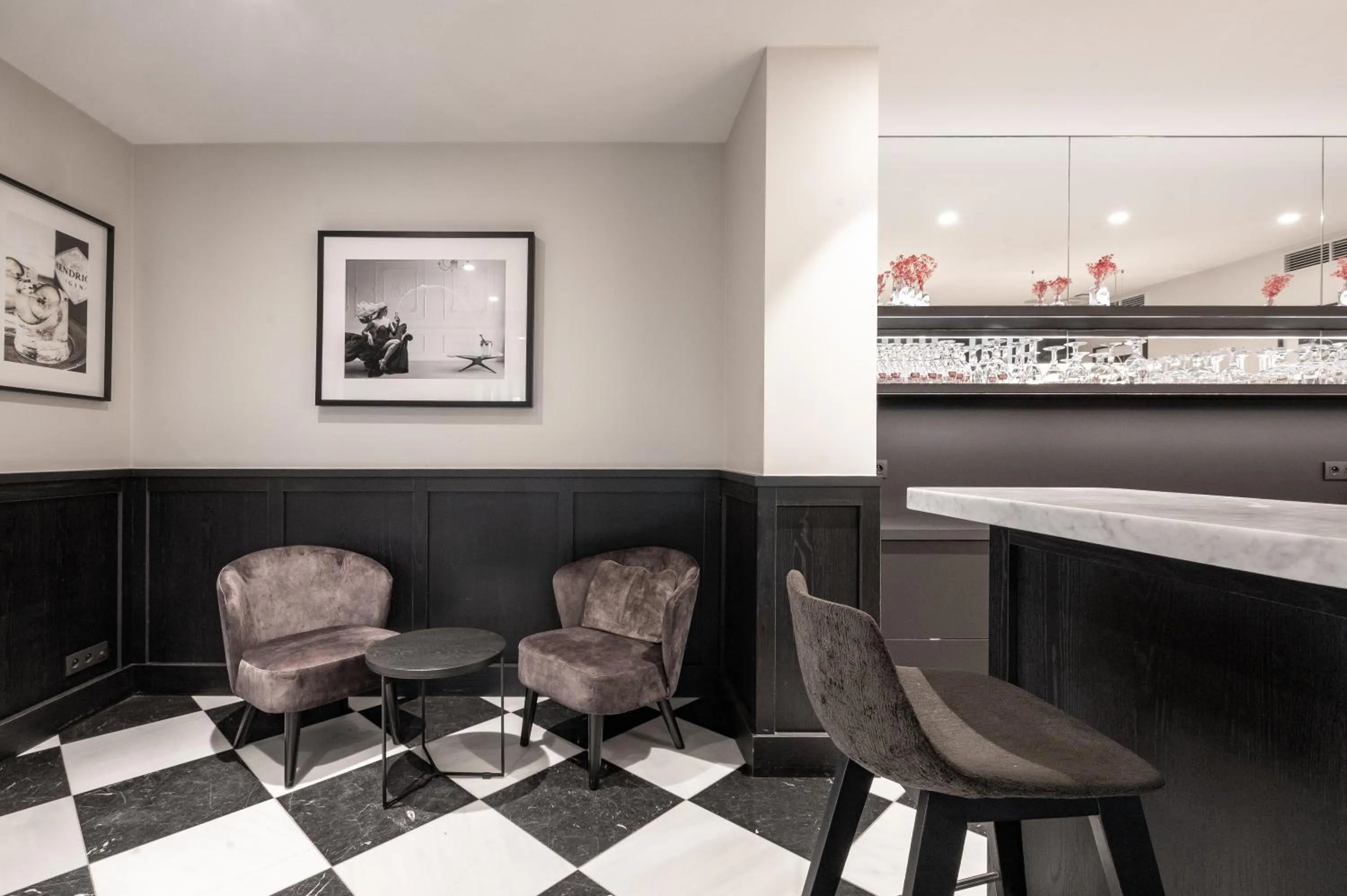 Lounge or bar in Hotel Le Bois De Bruges