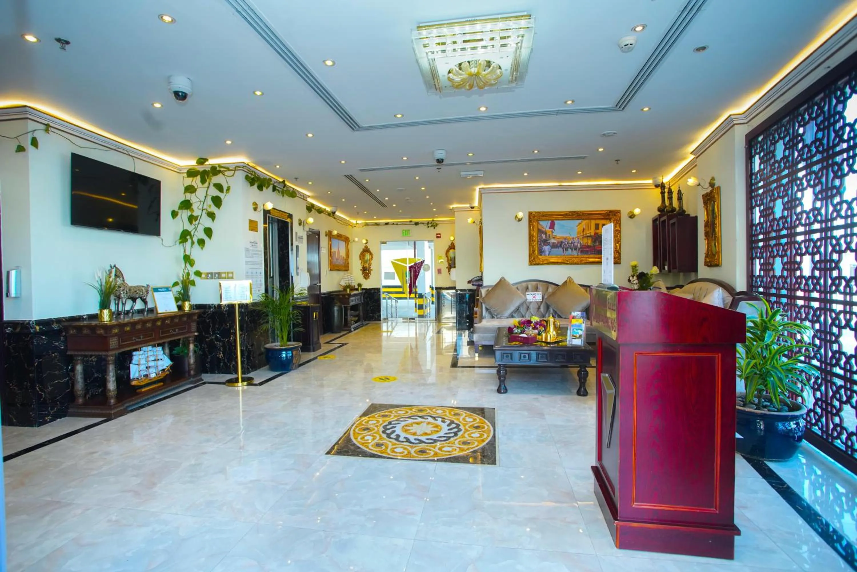 Lobby or reception in La Villa Palace Hotel