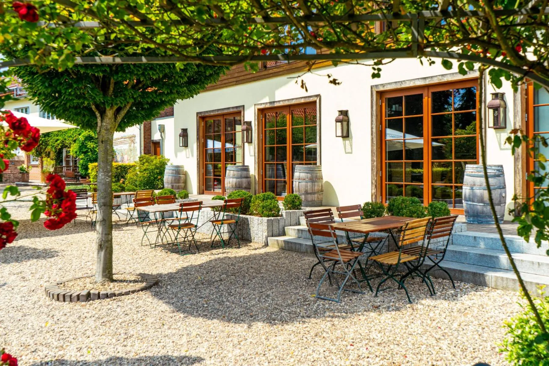 Patio in Landhotel Lebensart