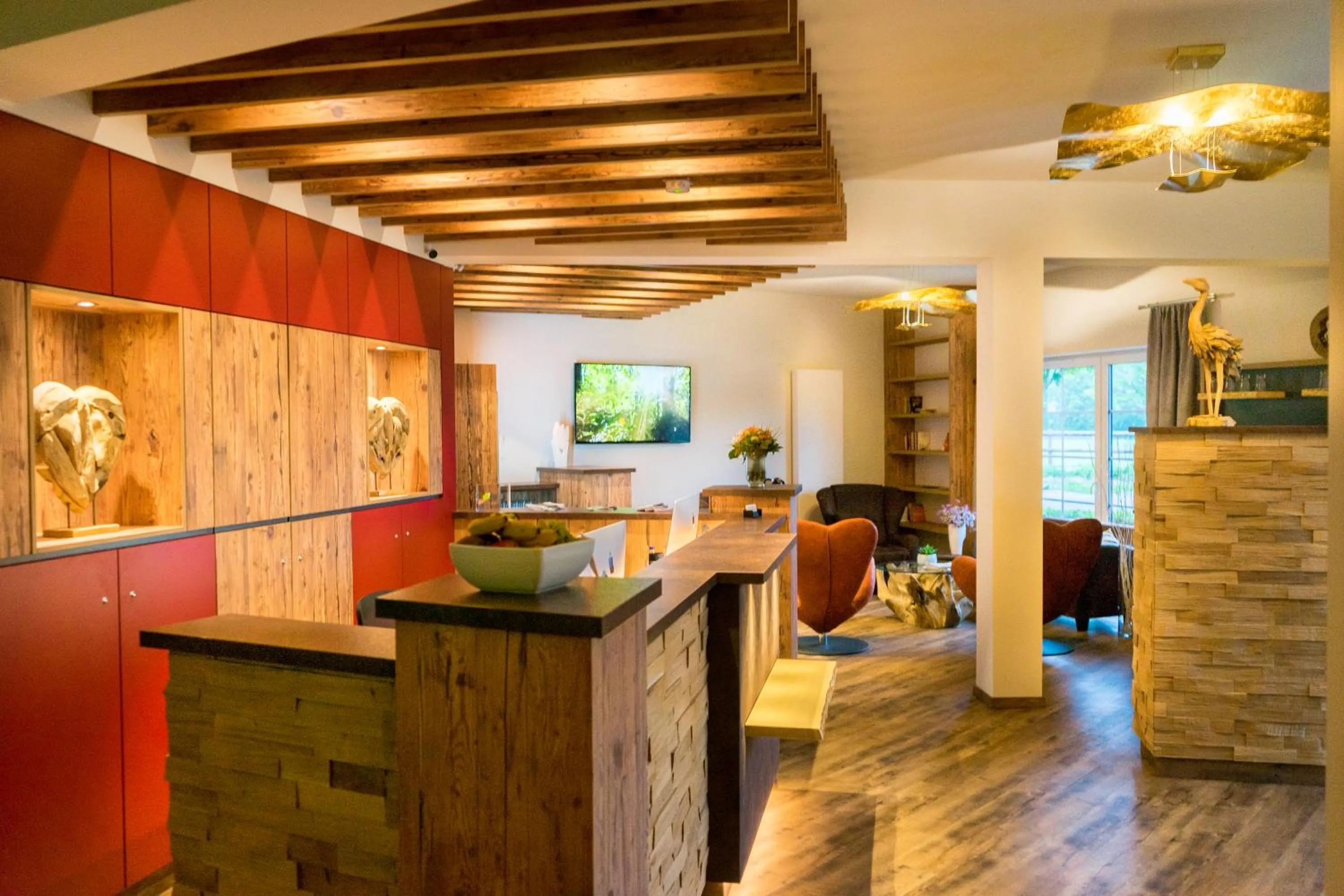 Lobby or reception in Landhotel Lebensart