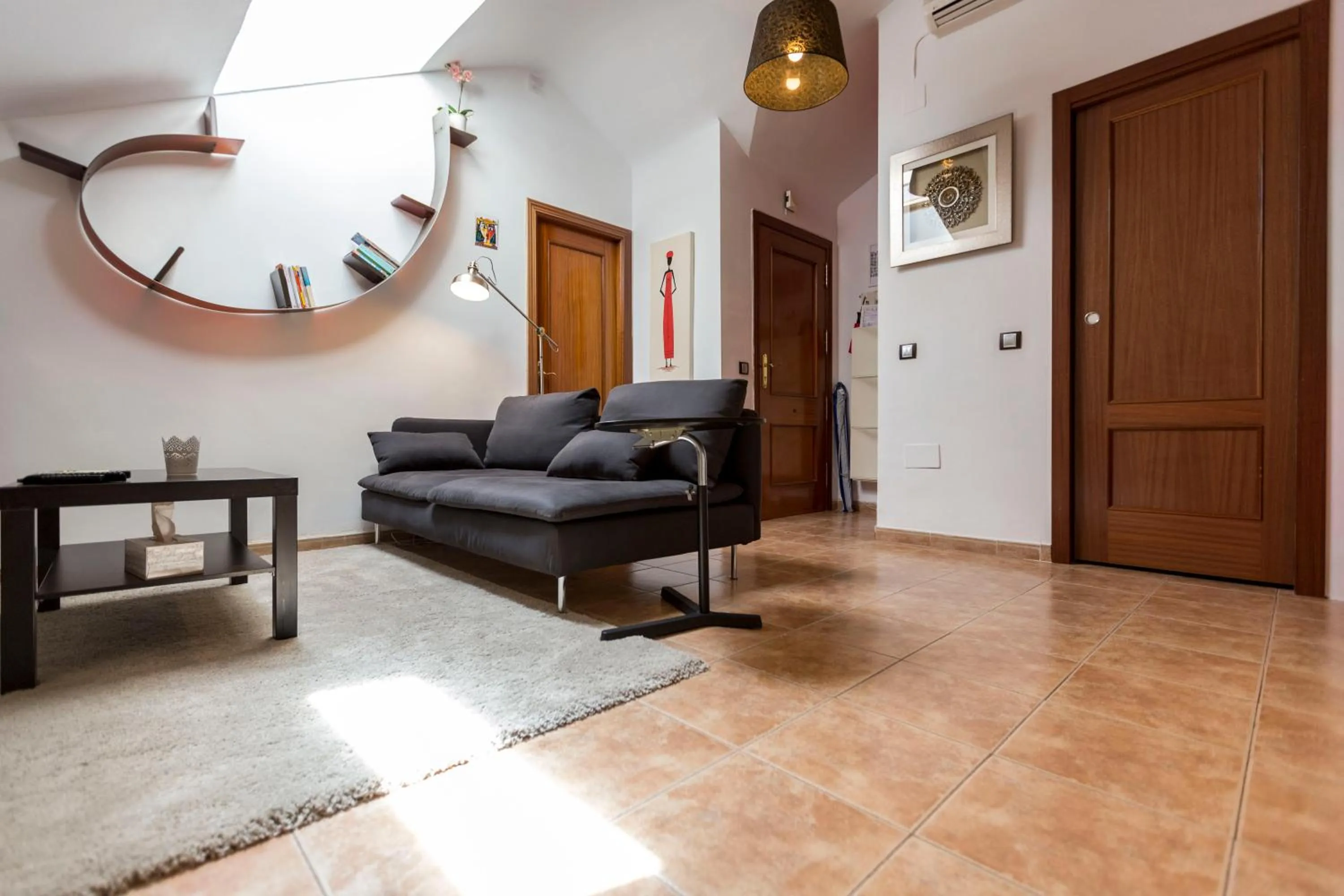 Library in Ático Centro Málaga