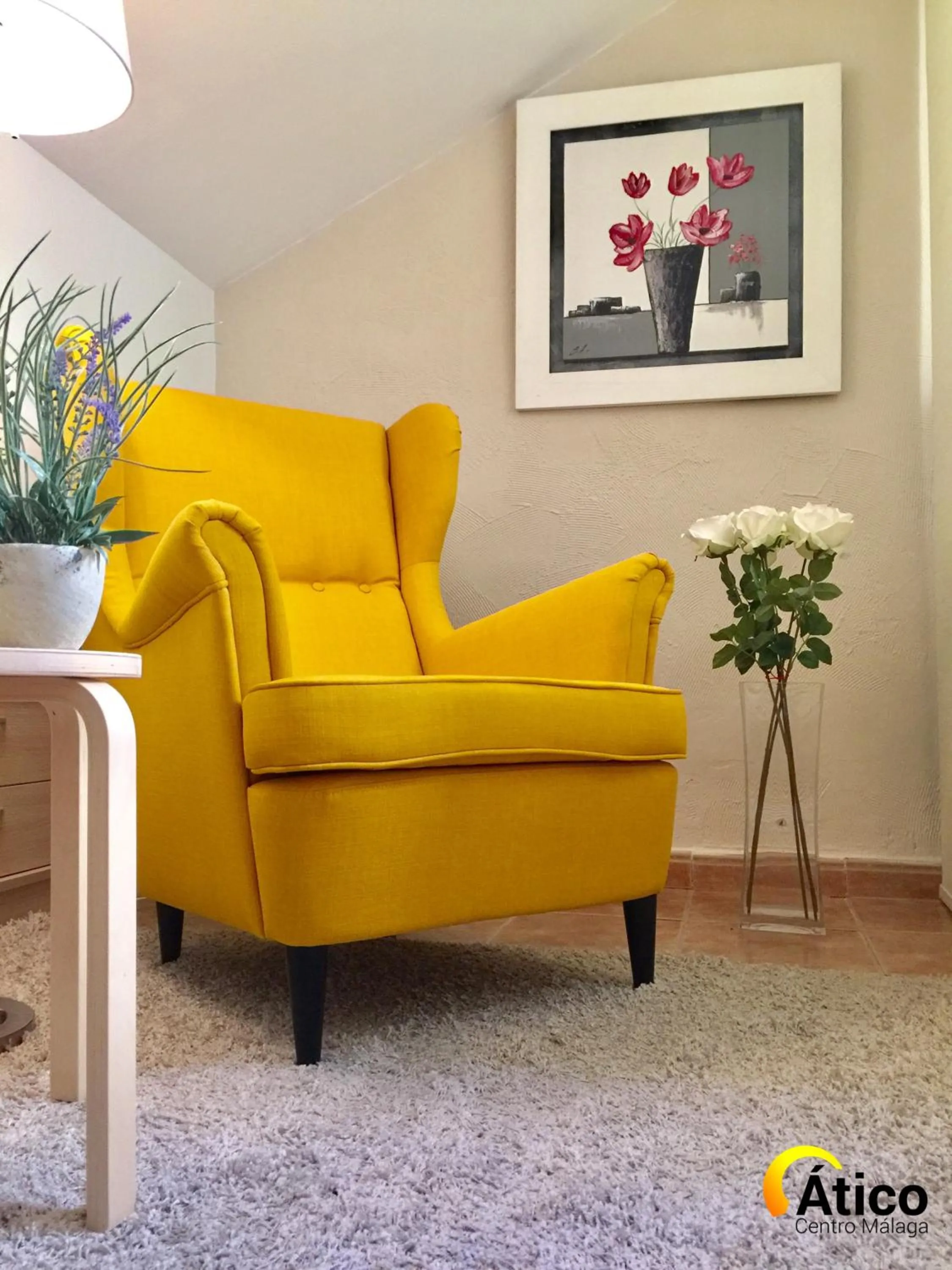 Library in Ático Centro Málaga