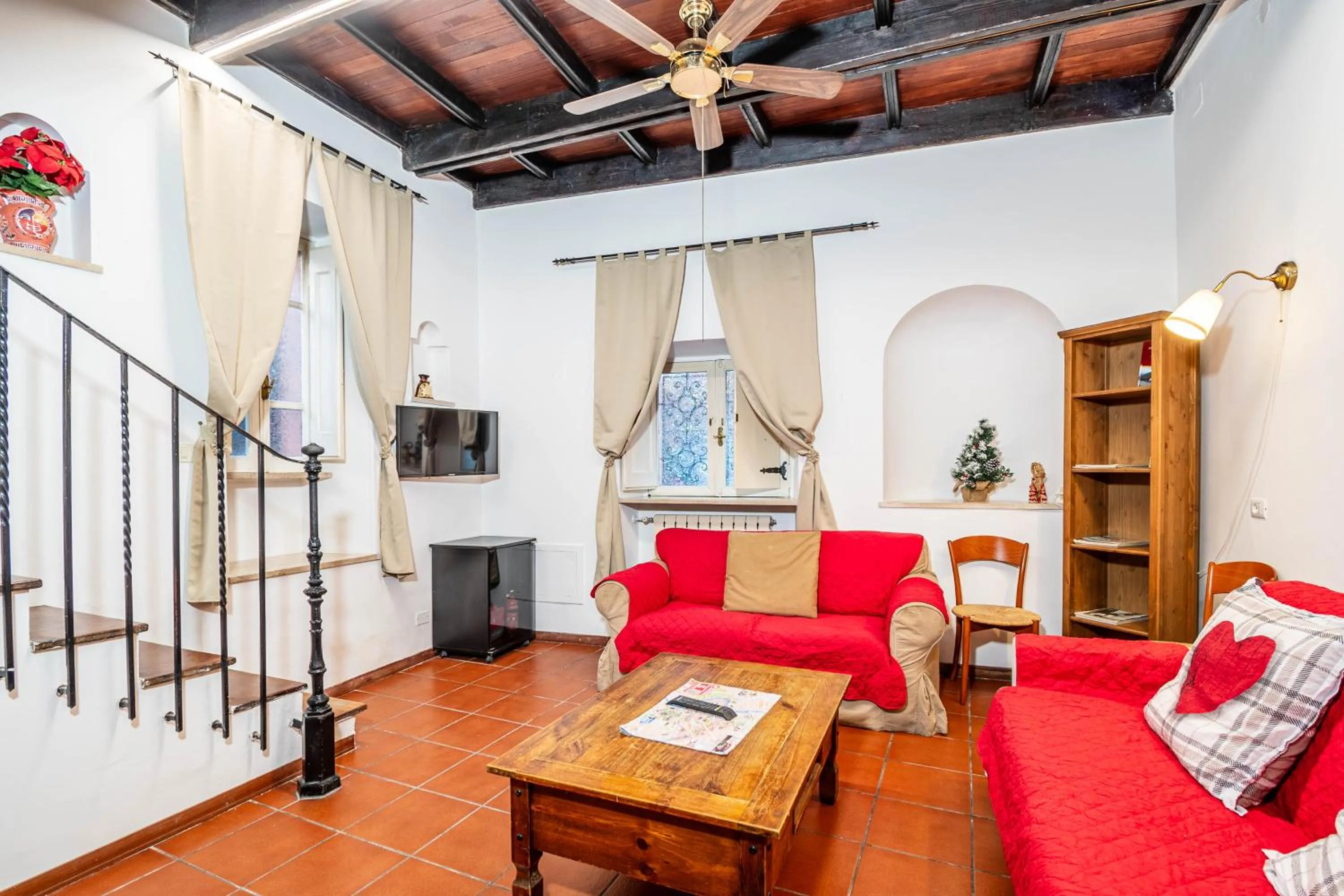 Seating area in Casa Trasteverina